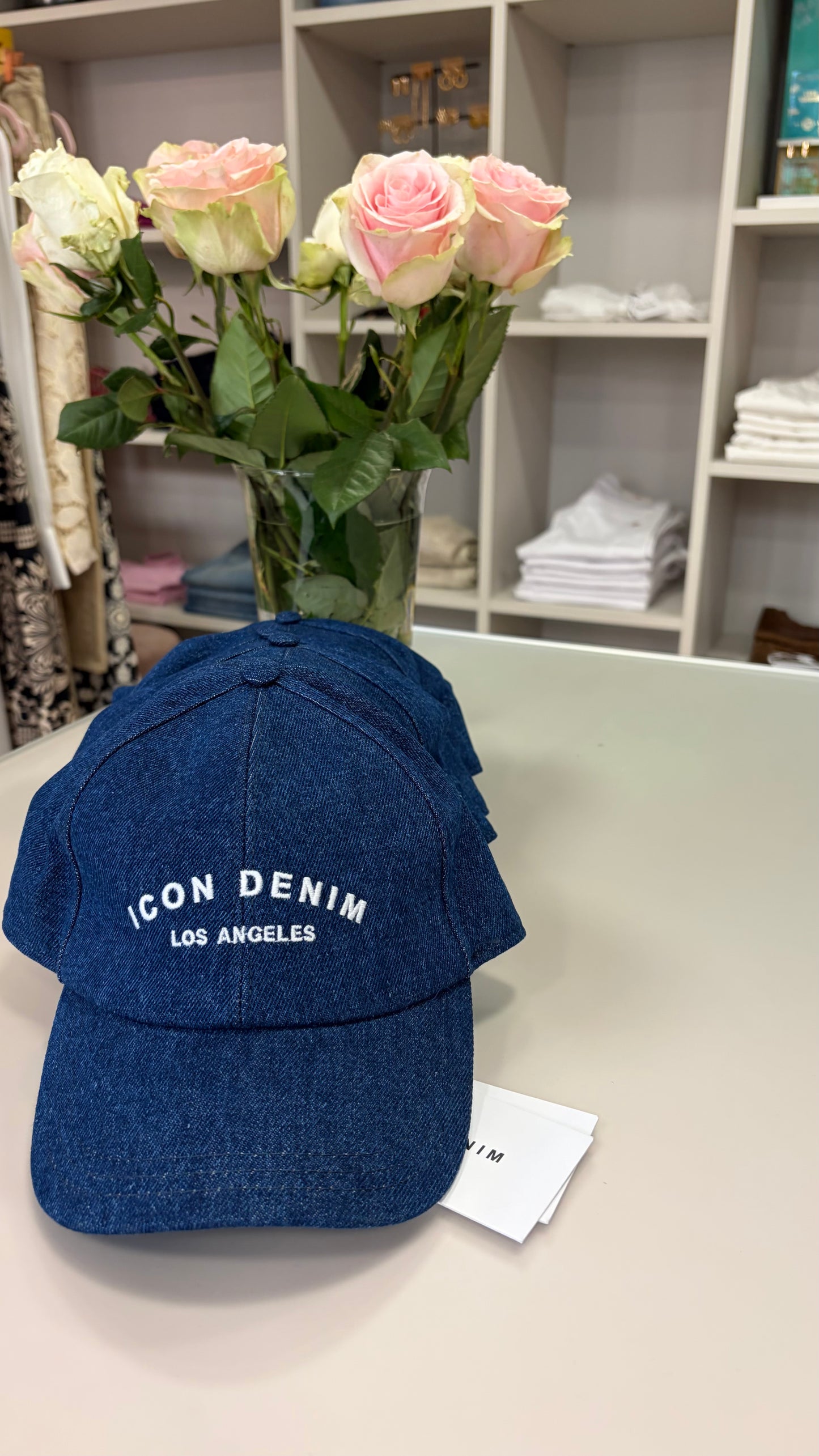 Cappello baseball in denim Icon Denim