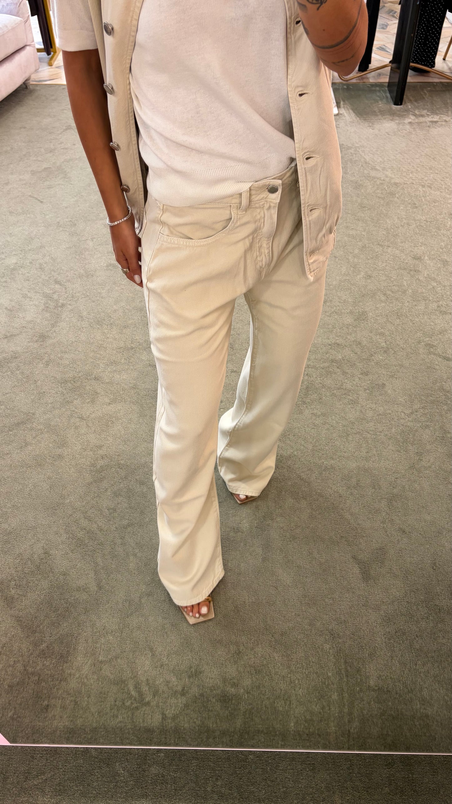 Jeans bea beige Icon