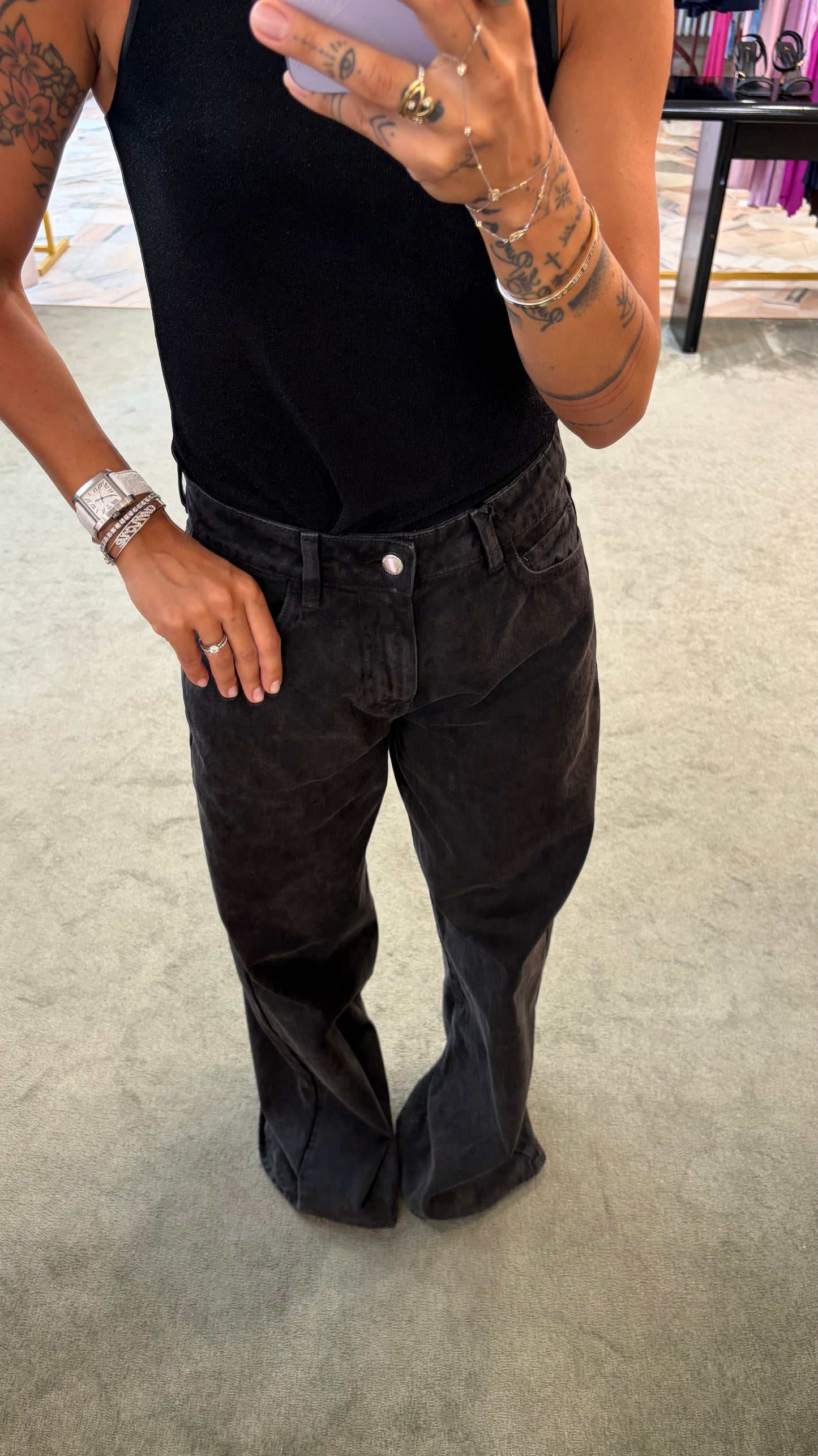Jeans debby nero carbon Icon A/I26