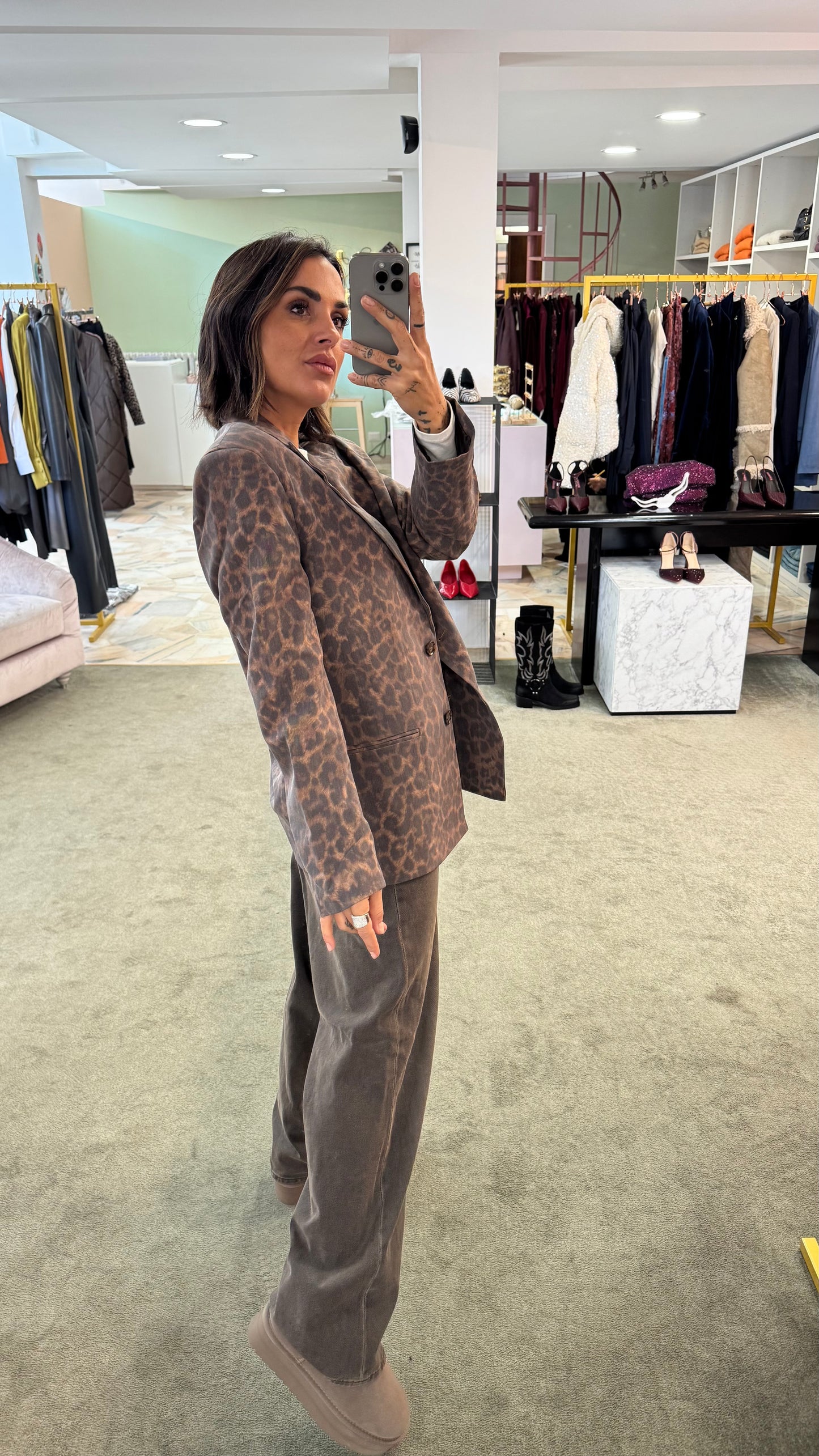 Blazer ellis animalier over jx