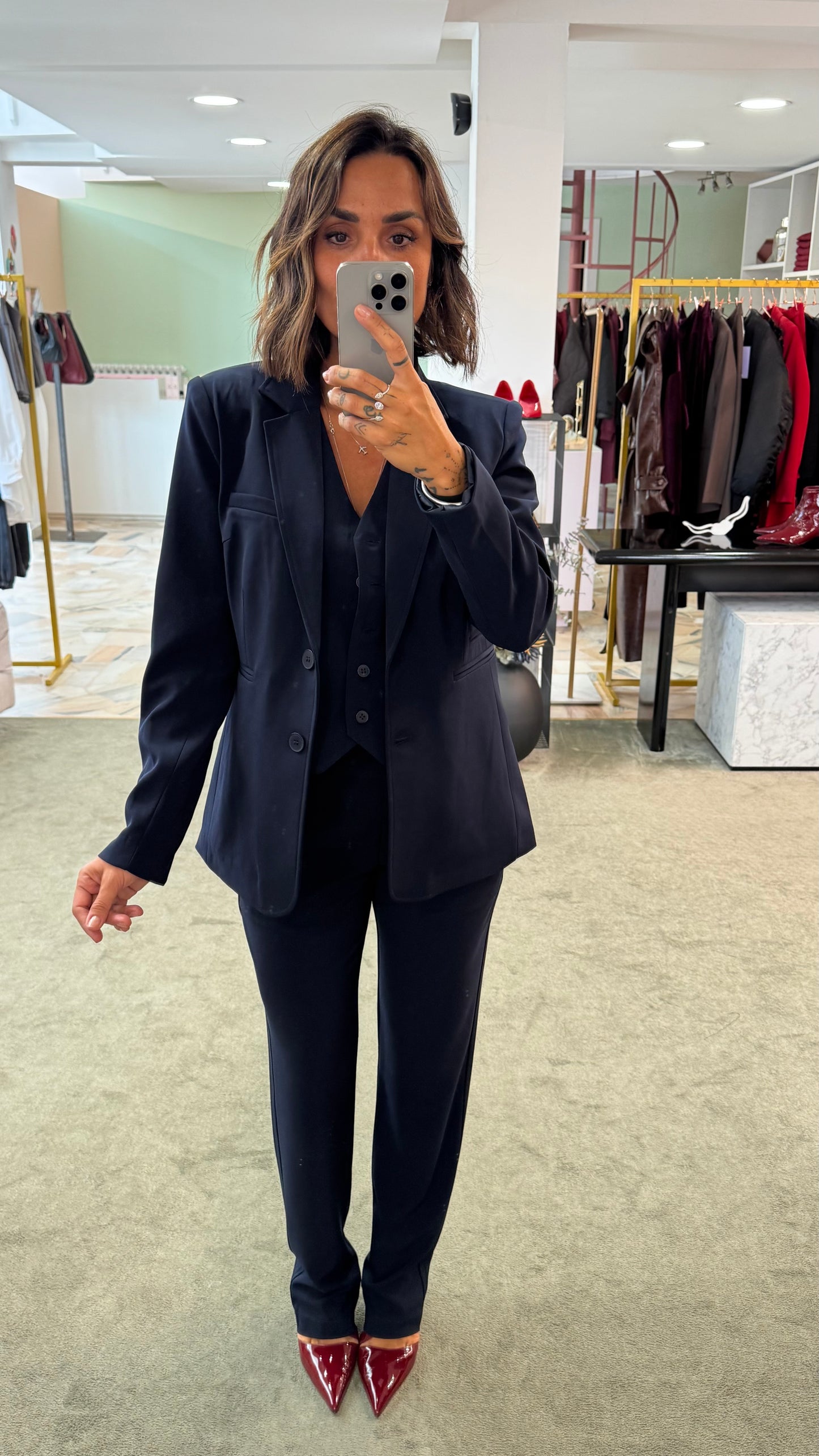 Gilet blu notte ay