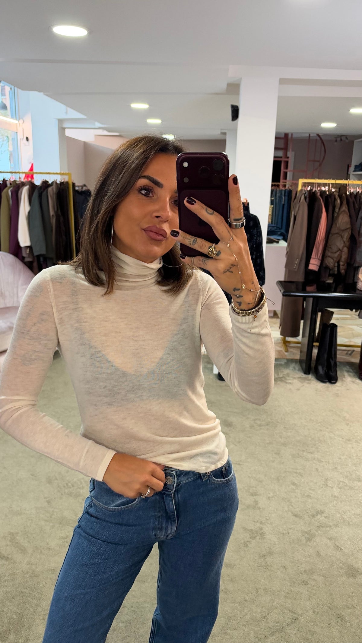 Dolcevita sottogiacca vendy panna sl