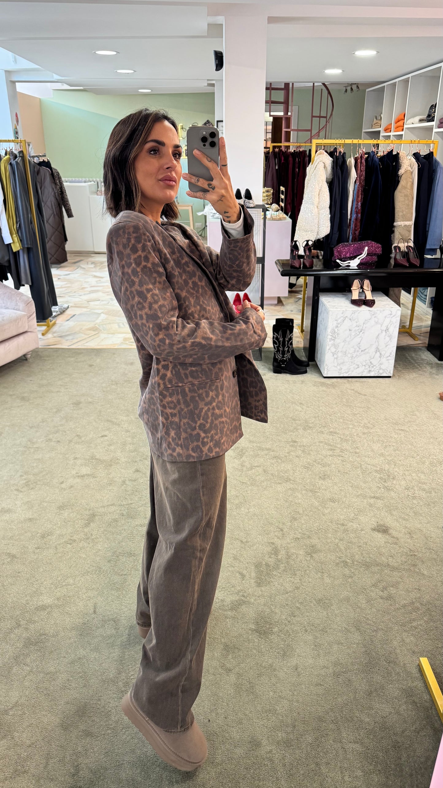 Blazer ellis animalier over jx