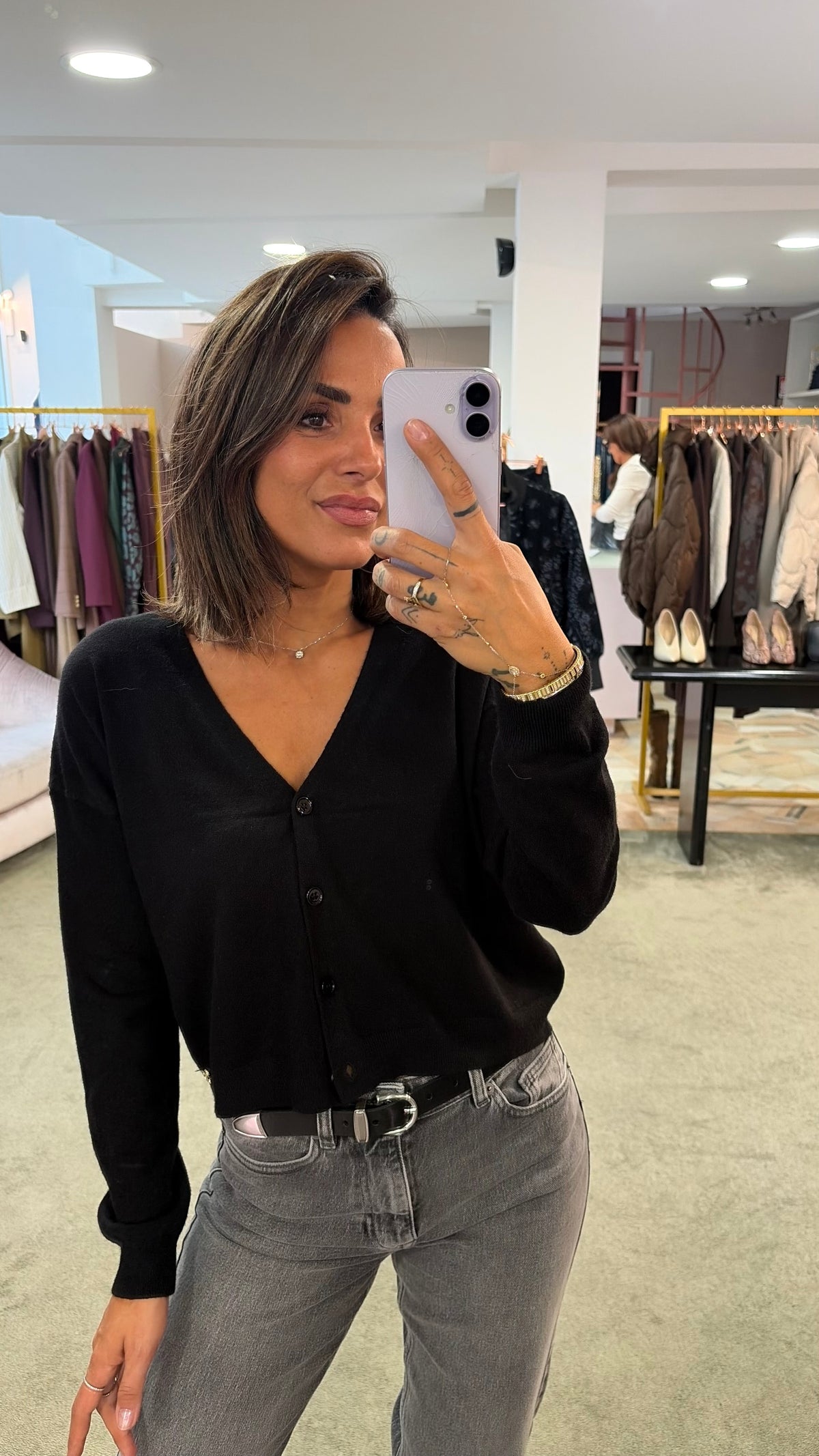Jeans kori grigi straight sl
