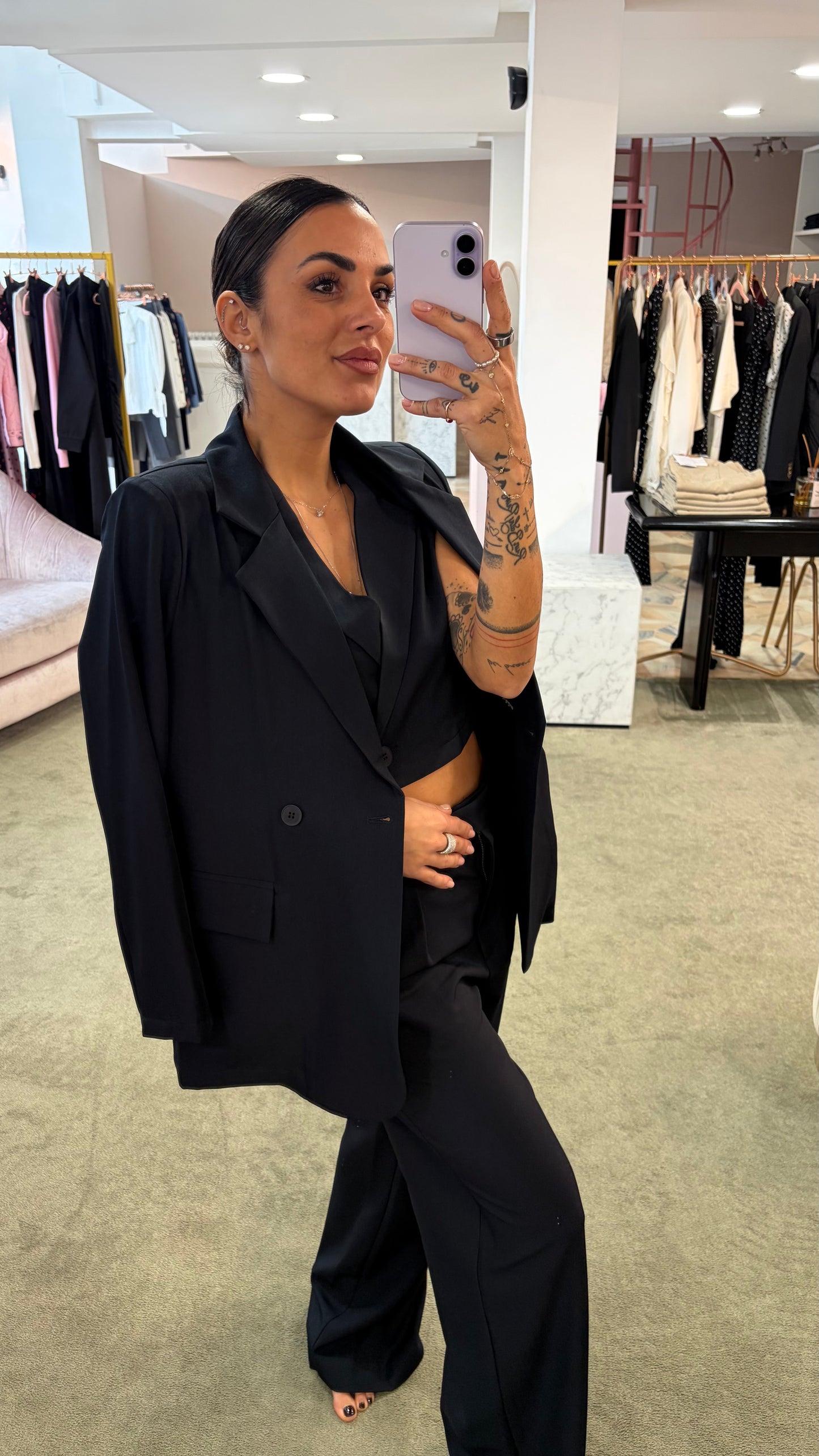 Blazer doppiopetto blu notte ay