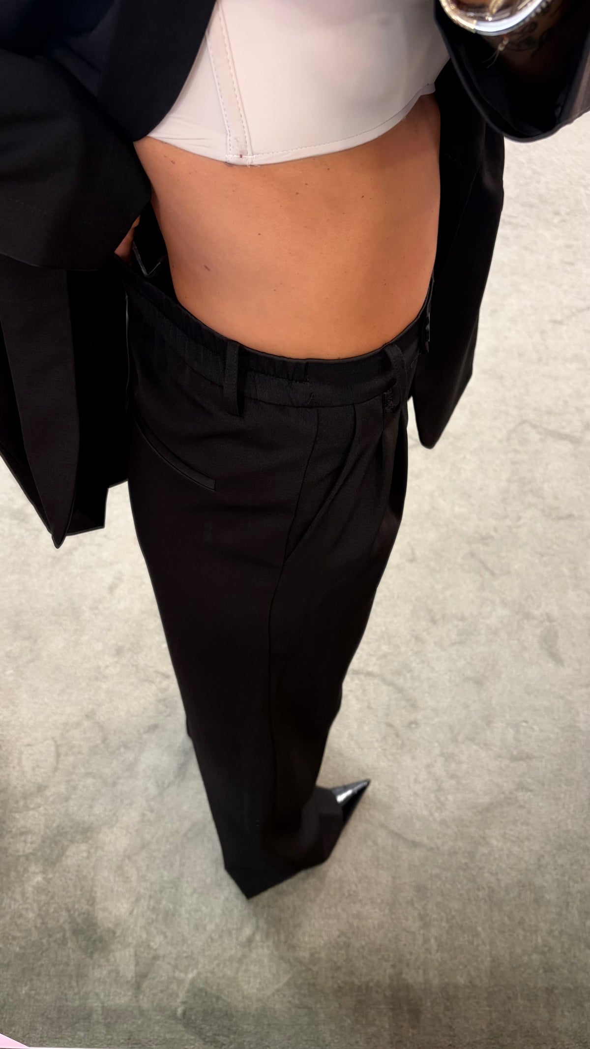 Blazer doppiopetto nero over ay fw26