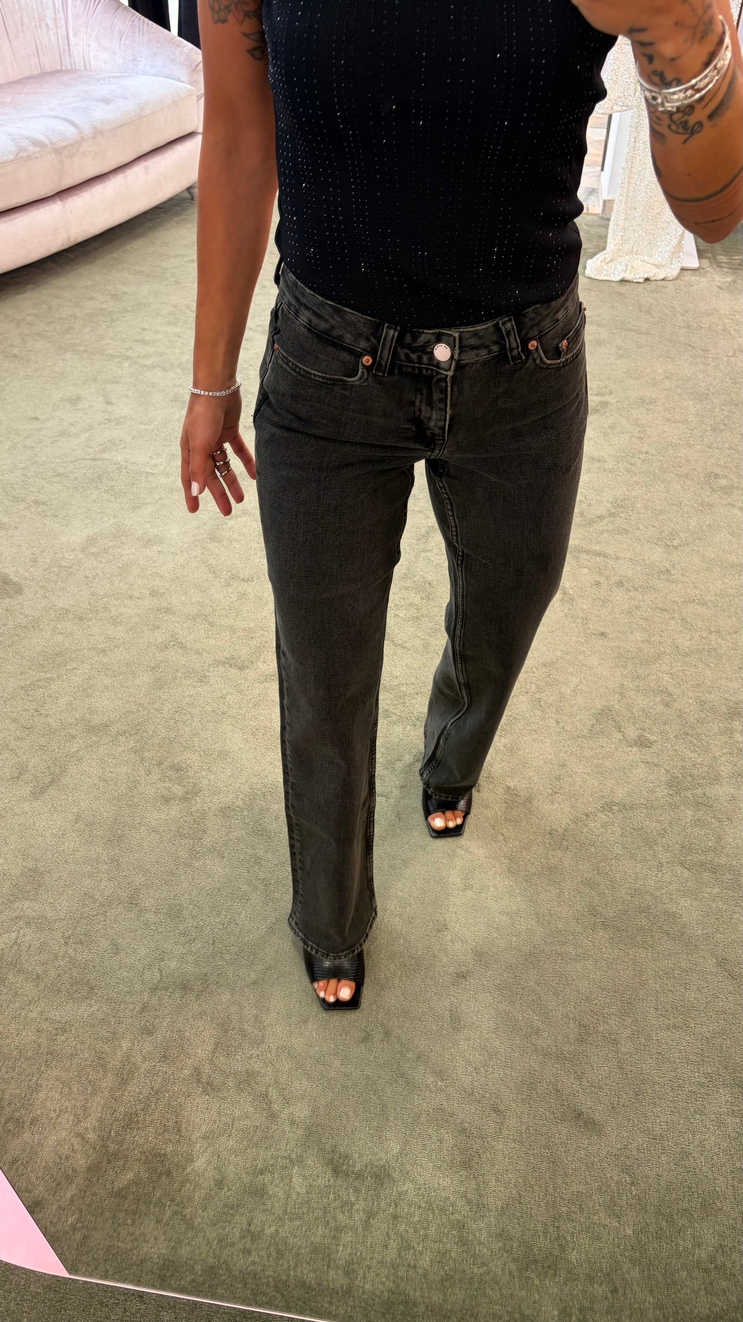 Jeans addy Dr.Denim straight vintage black