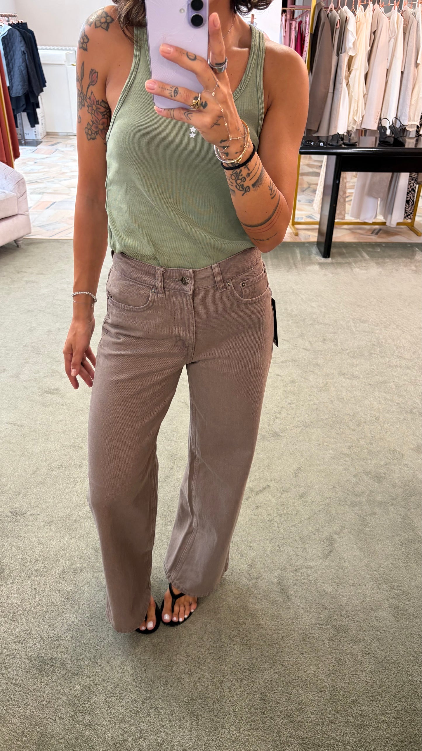 Jeans tokyo taupe jx
