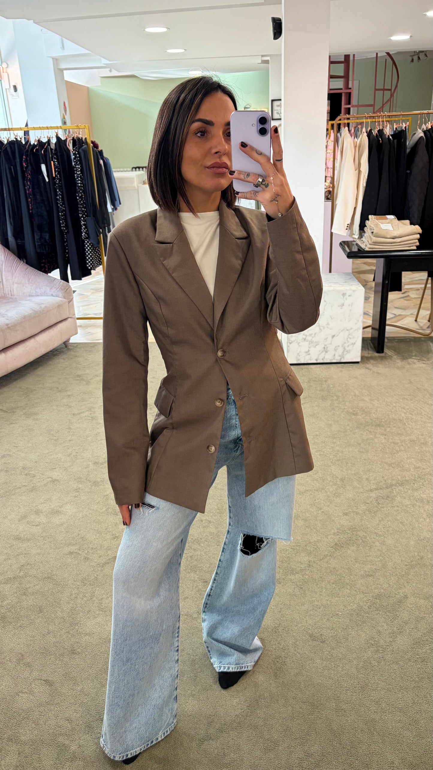 Blazer lungo fango gl