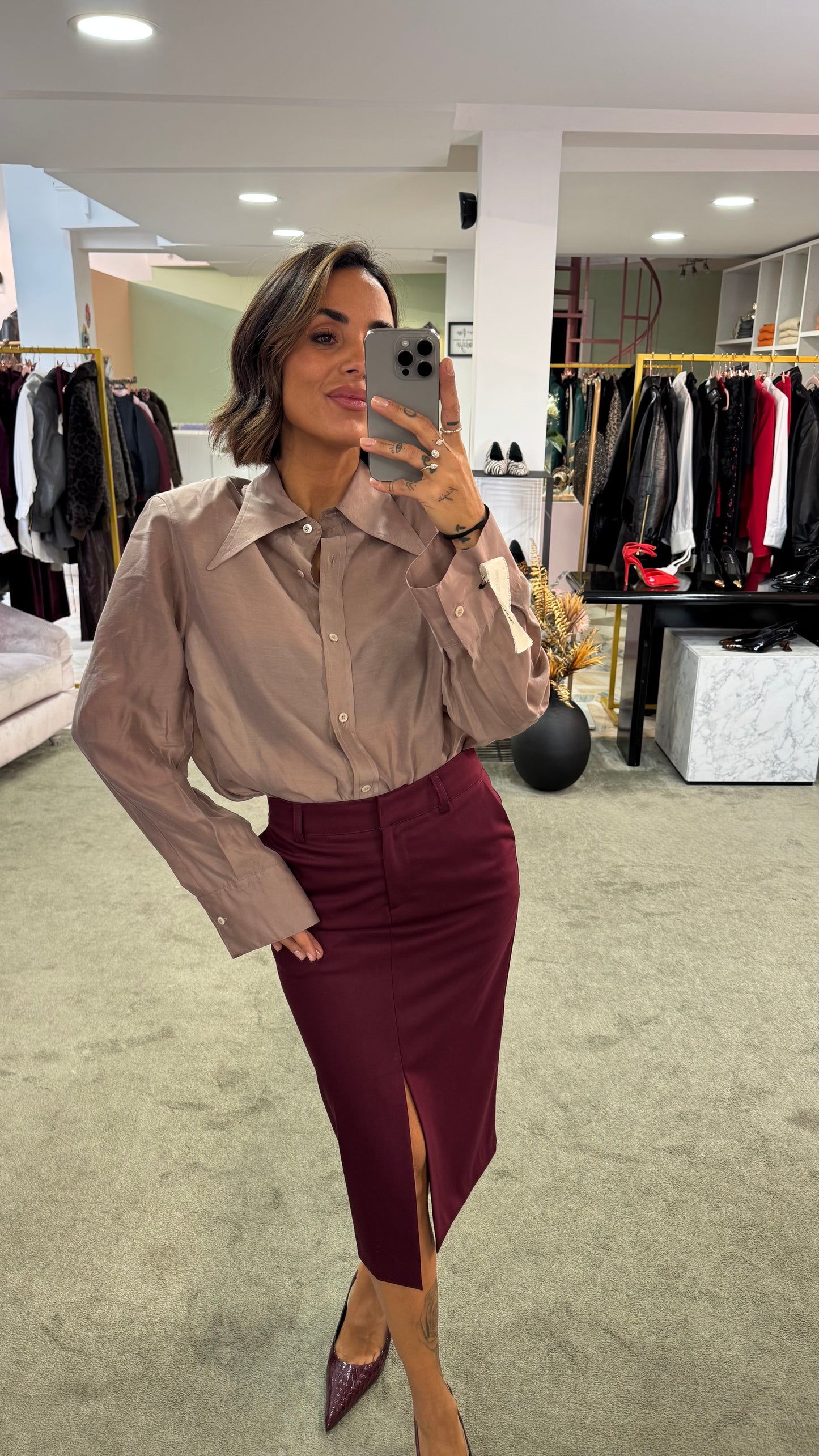 Camicia ginny MAR DE MARGARITAS rosa nude