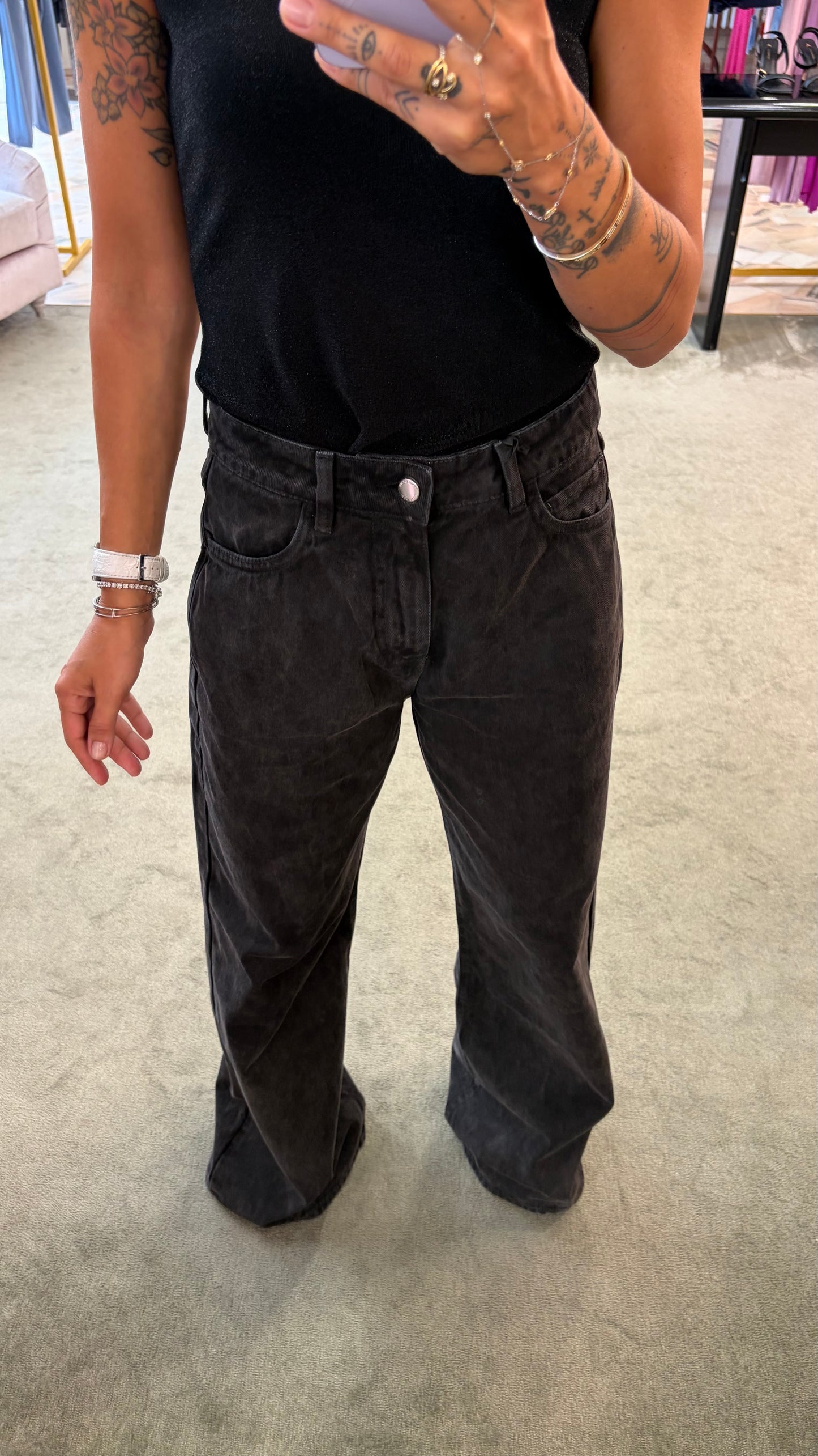 Jeans debby nero carbon Icon A/I26
