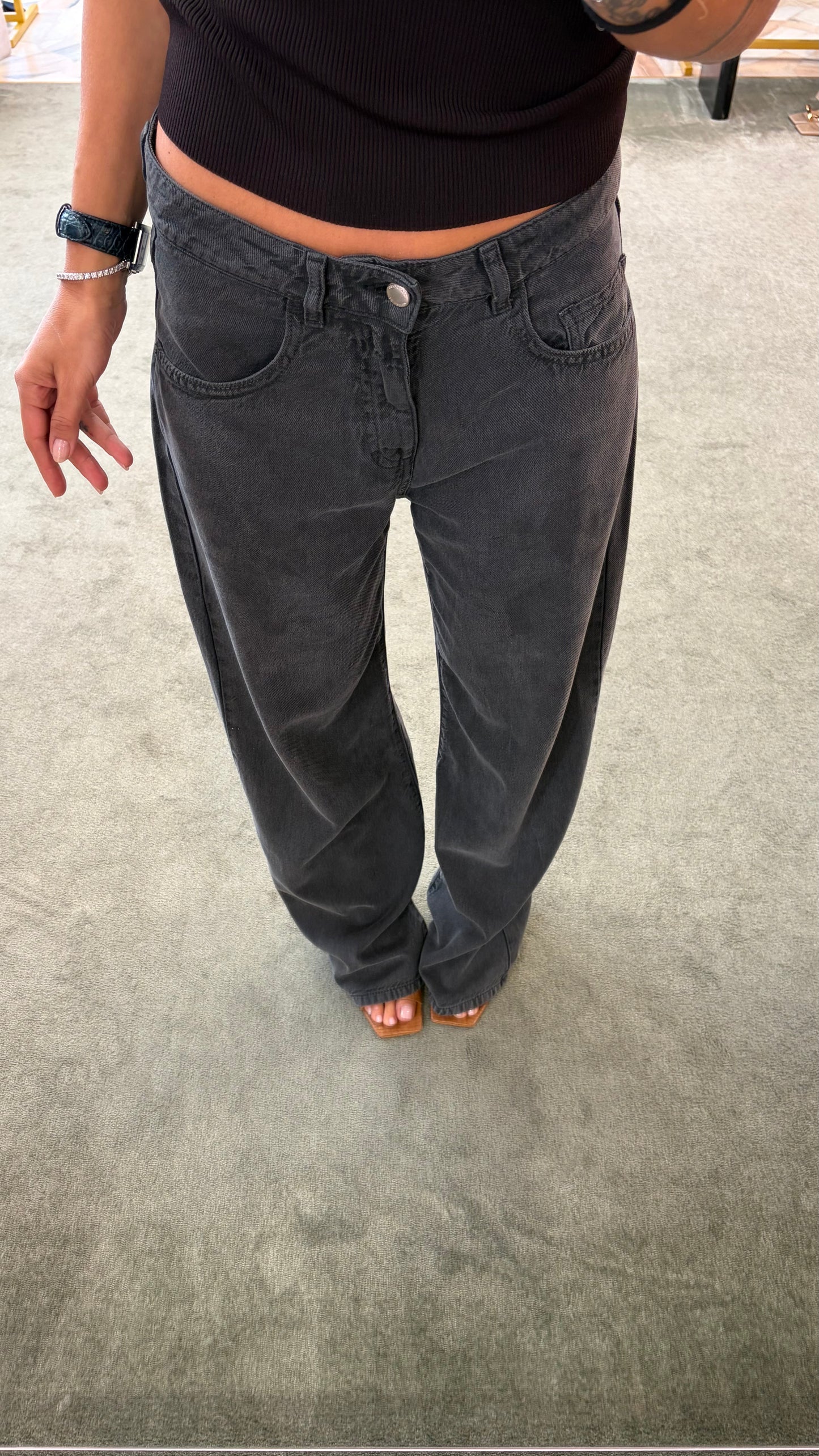 Jeans bea grigio asfalto Icon