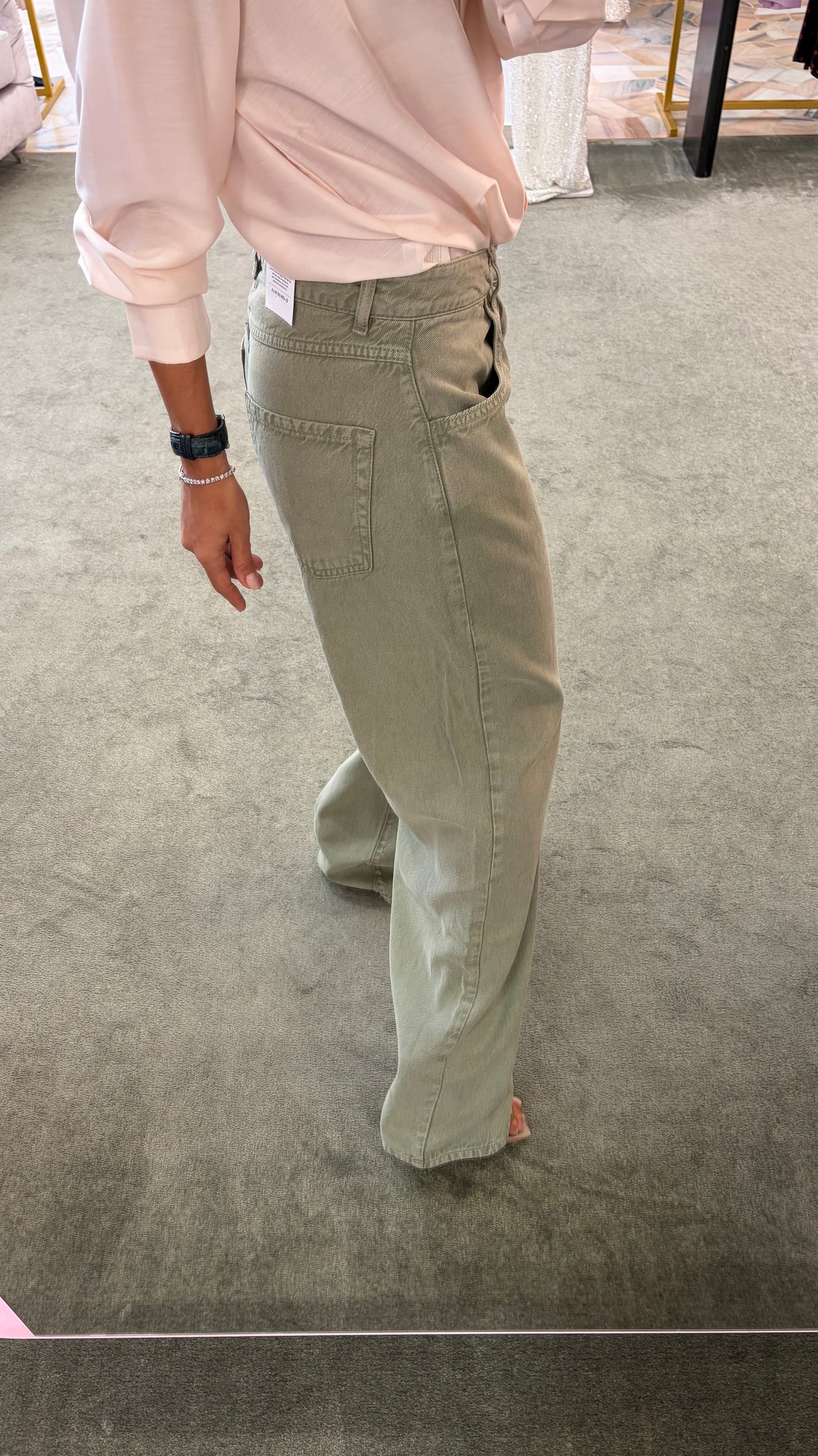 Jeans bea verde militare Icon