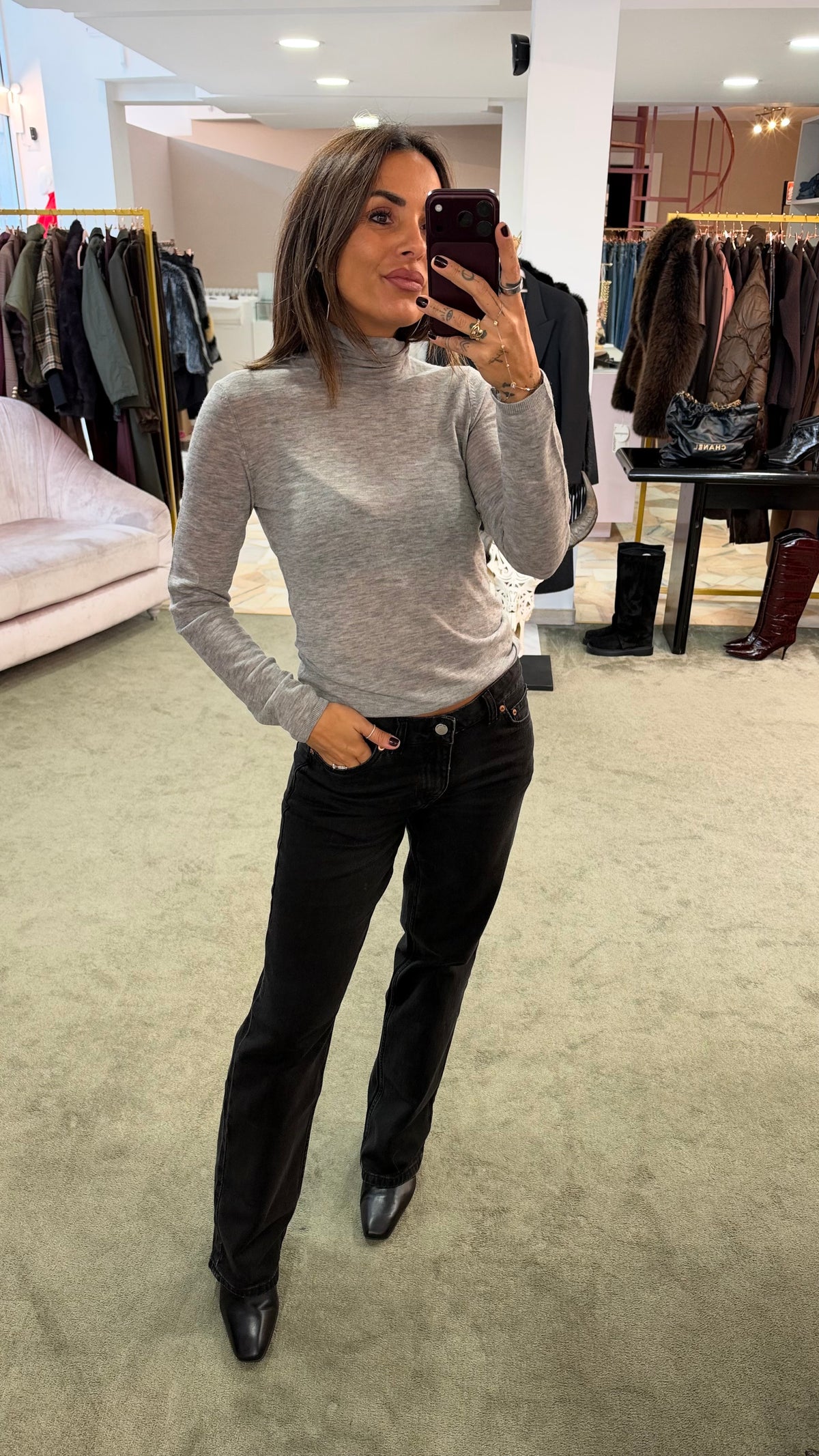 Jeans Echo Dr.Denim straight nero