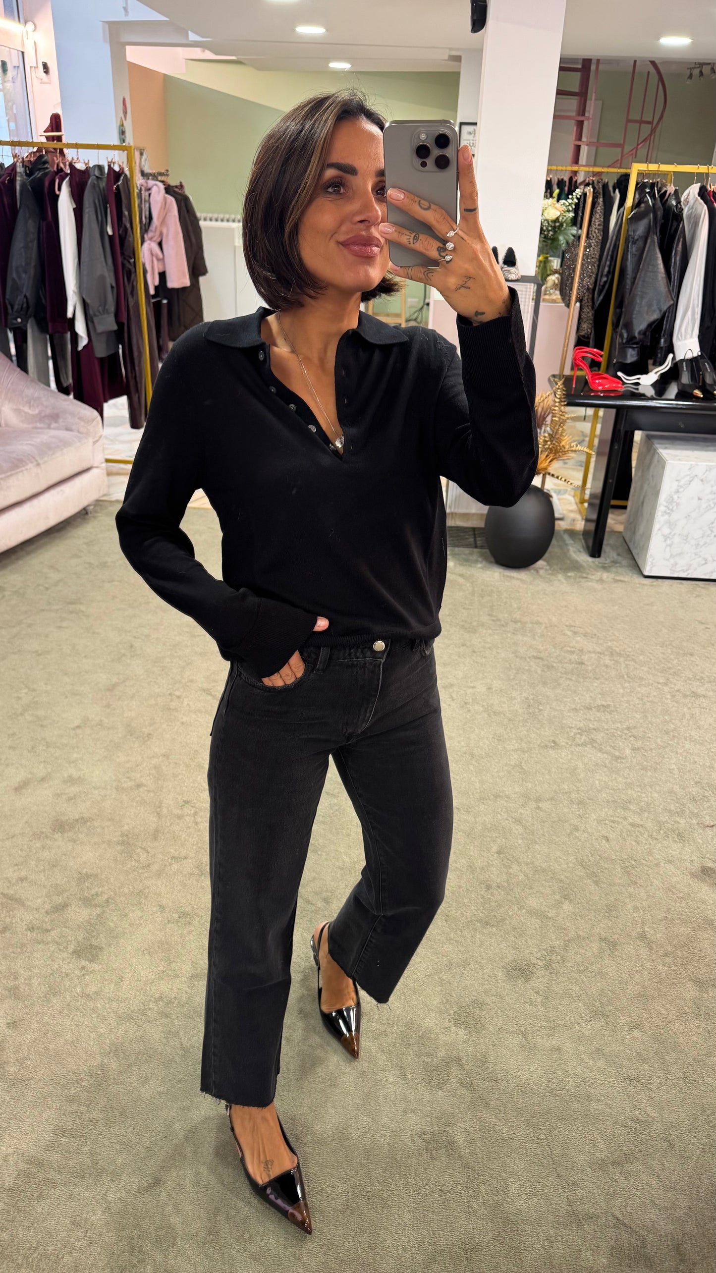 Jeans jill nero Icon