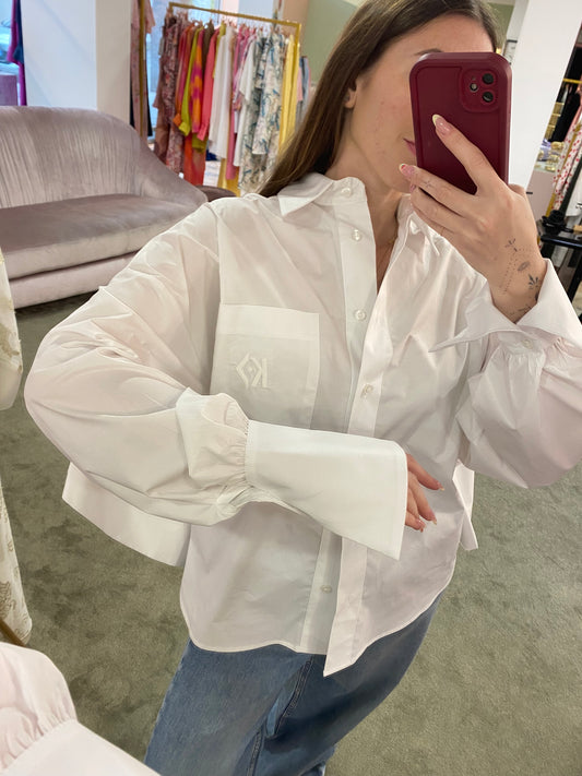 Camicia bianca schiena scoperta ks