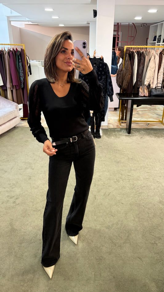 Jeans kori neri straight sl