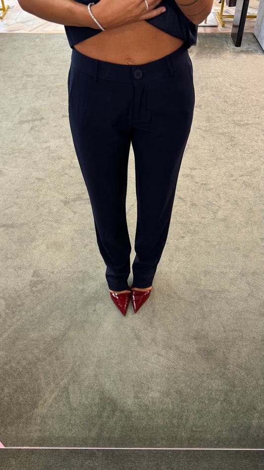 Pantaloni blu notte cigarette ay
