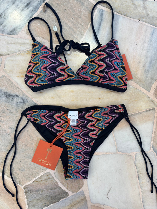 Bikini triangolo fantasia missoni Cotazur