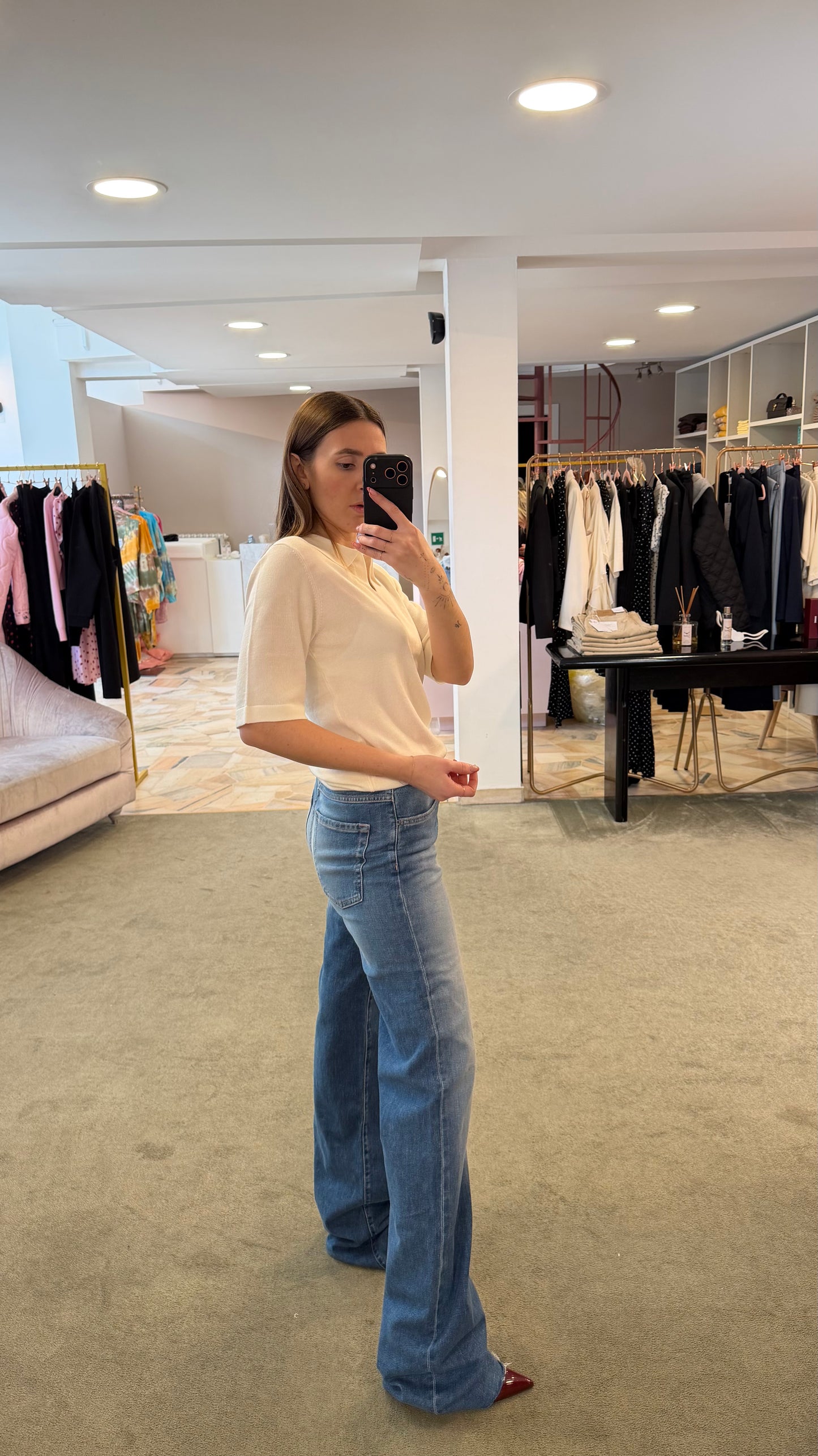 Jeans joia denim medio/chiaro taglio vivo Icon pe26