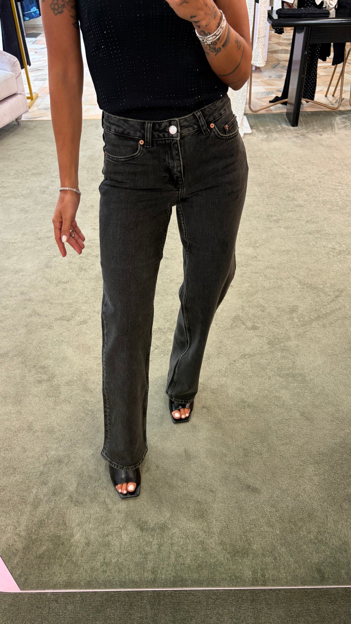Jeans addy Dr.Denim straight vintage black