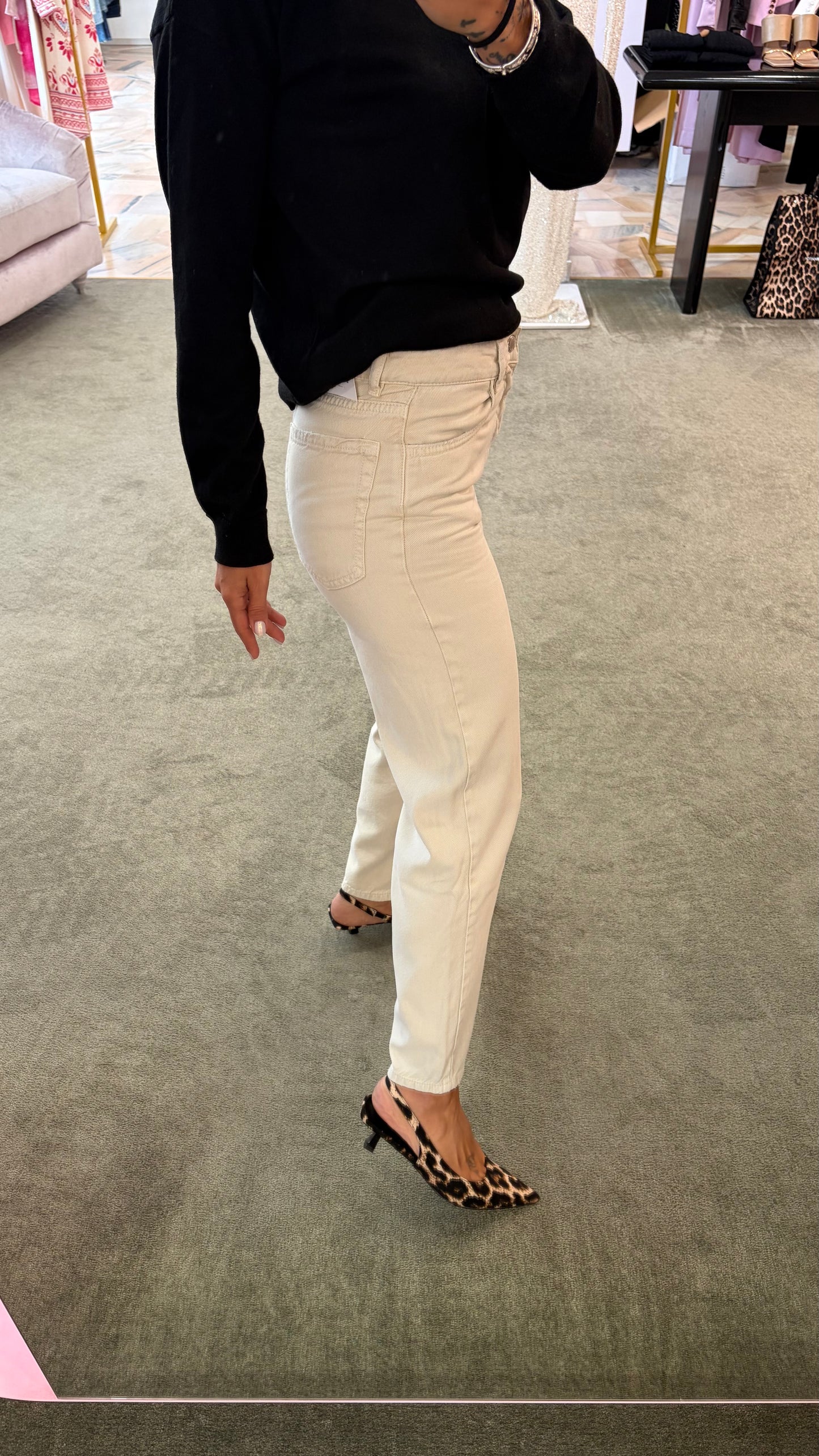 Jeans jill beige Icon