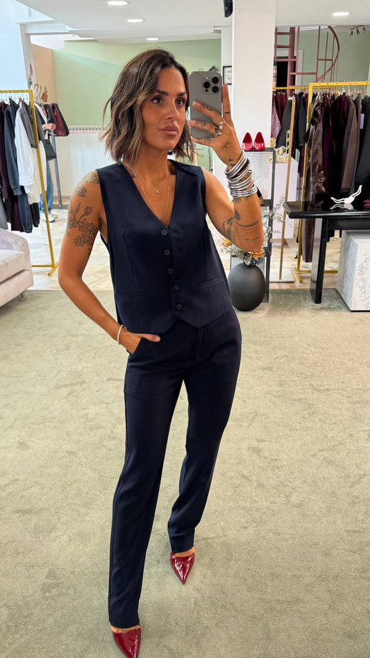 Gilet blu notte ay