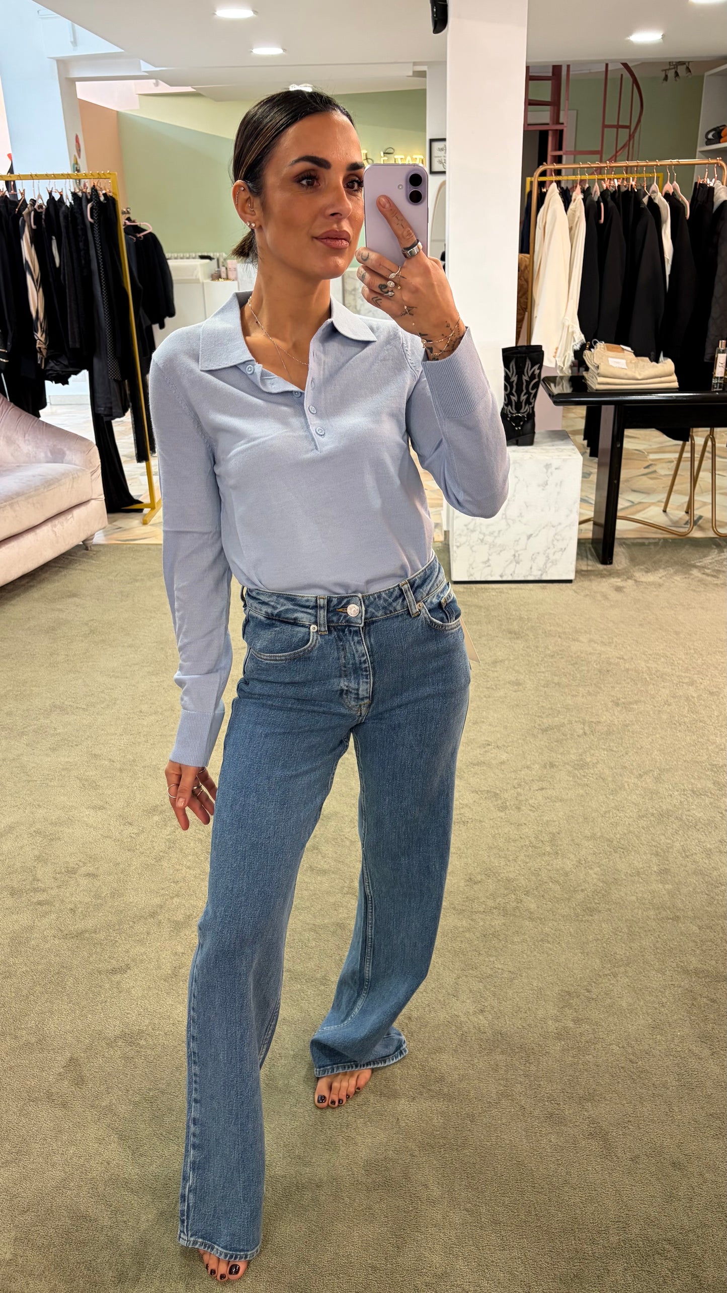 Jeans kori denim medio straight sl