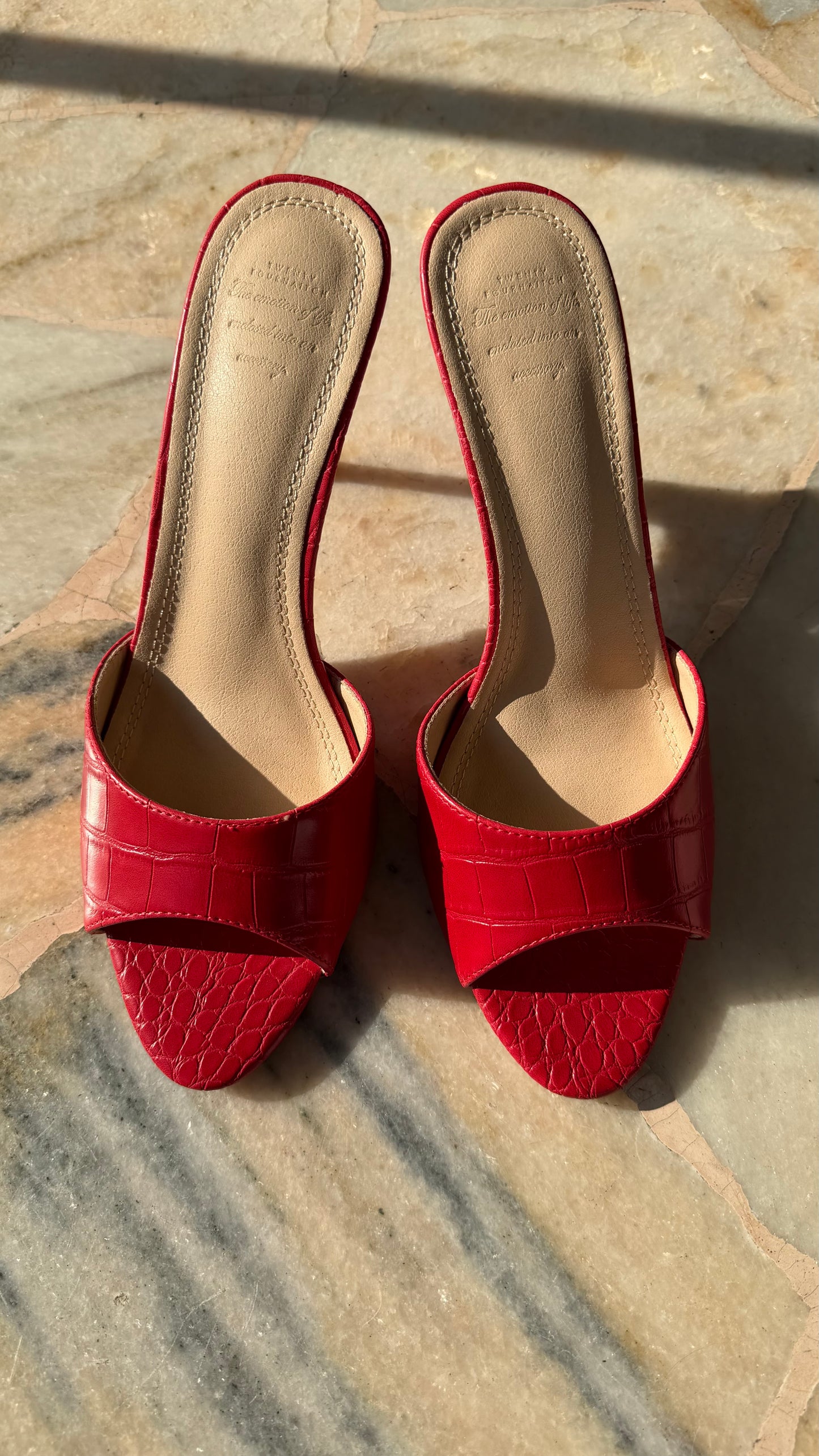 Mules rosse crocco