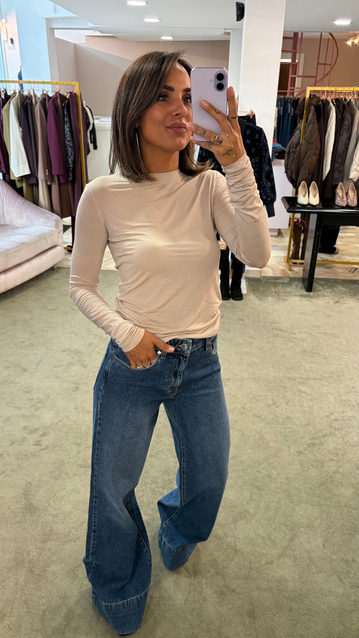 Jeans belen denim medio flare Hinnominate