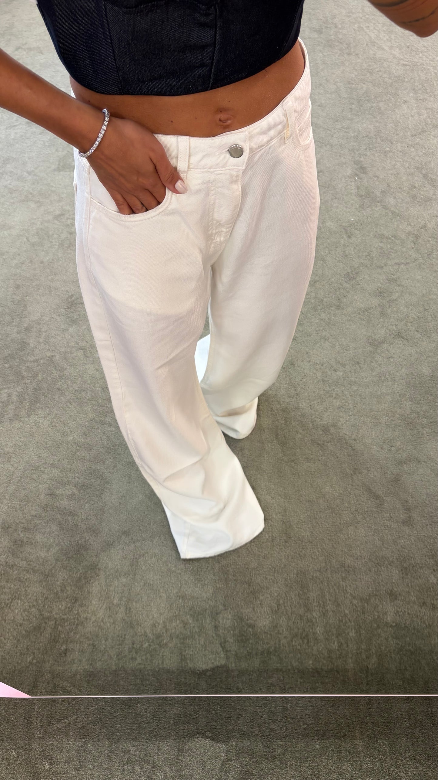 Jeans debby bianco Icon
