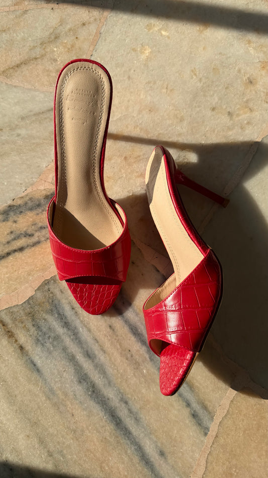 Mules rosse crocco
