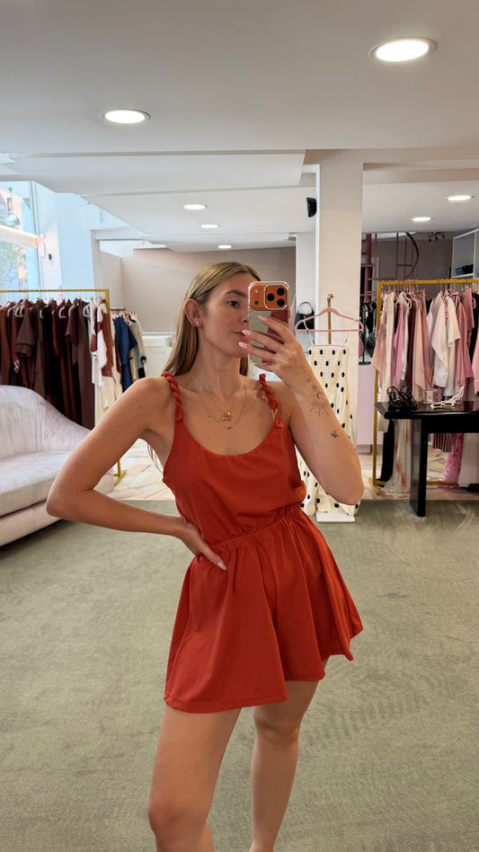 Jumpsuit ruggine torchon Cotazur