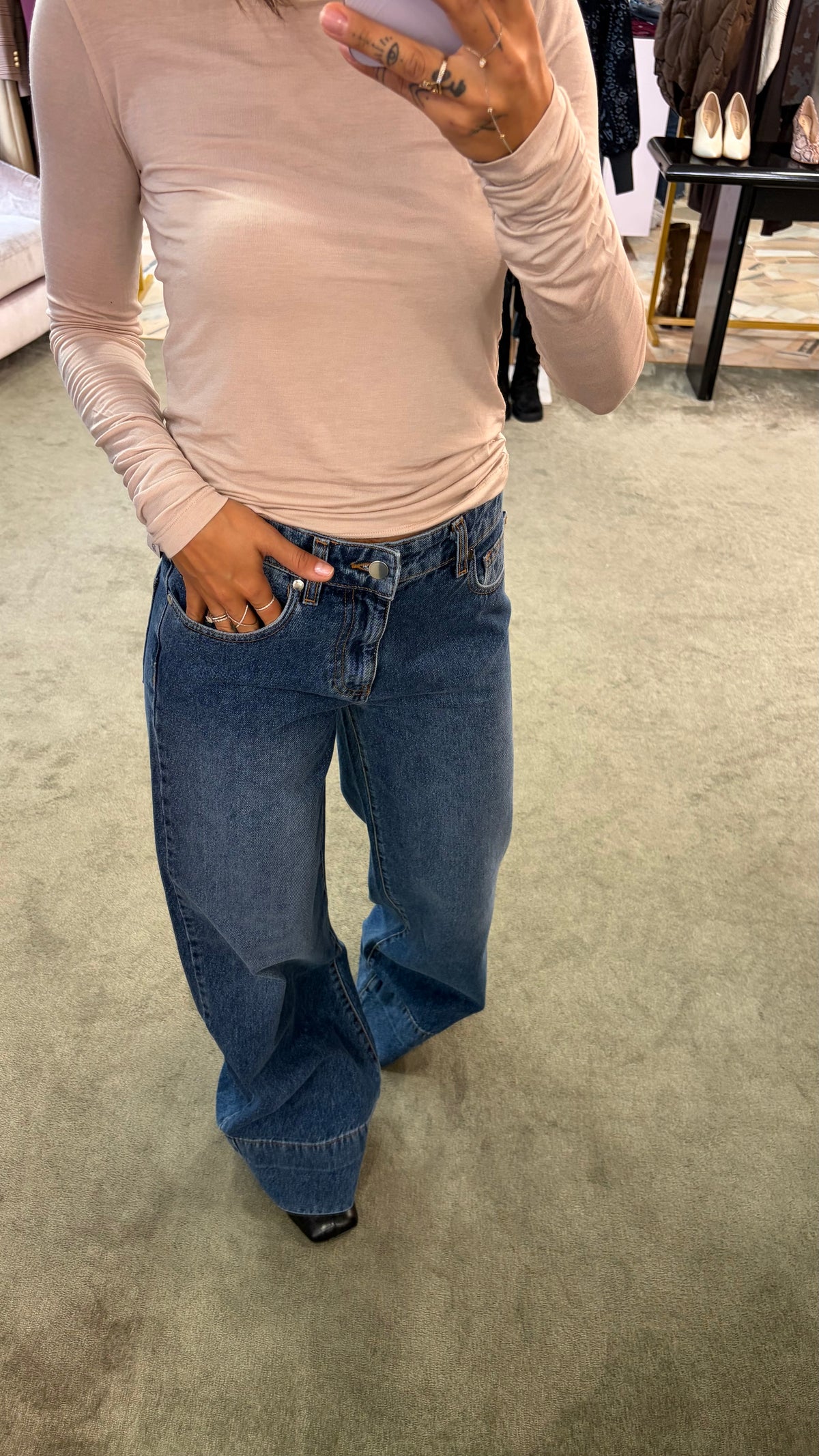 Jeans belen denim medio flare Hinnominate