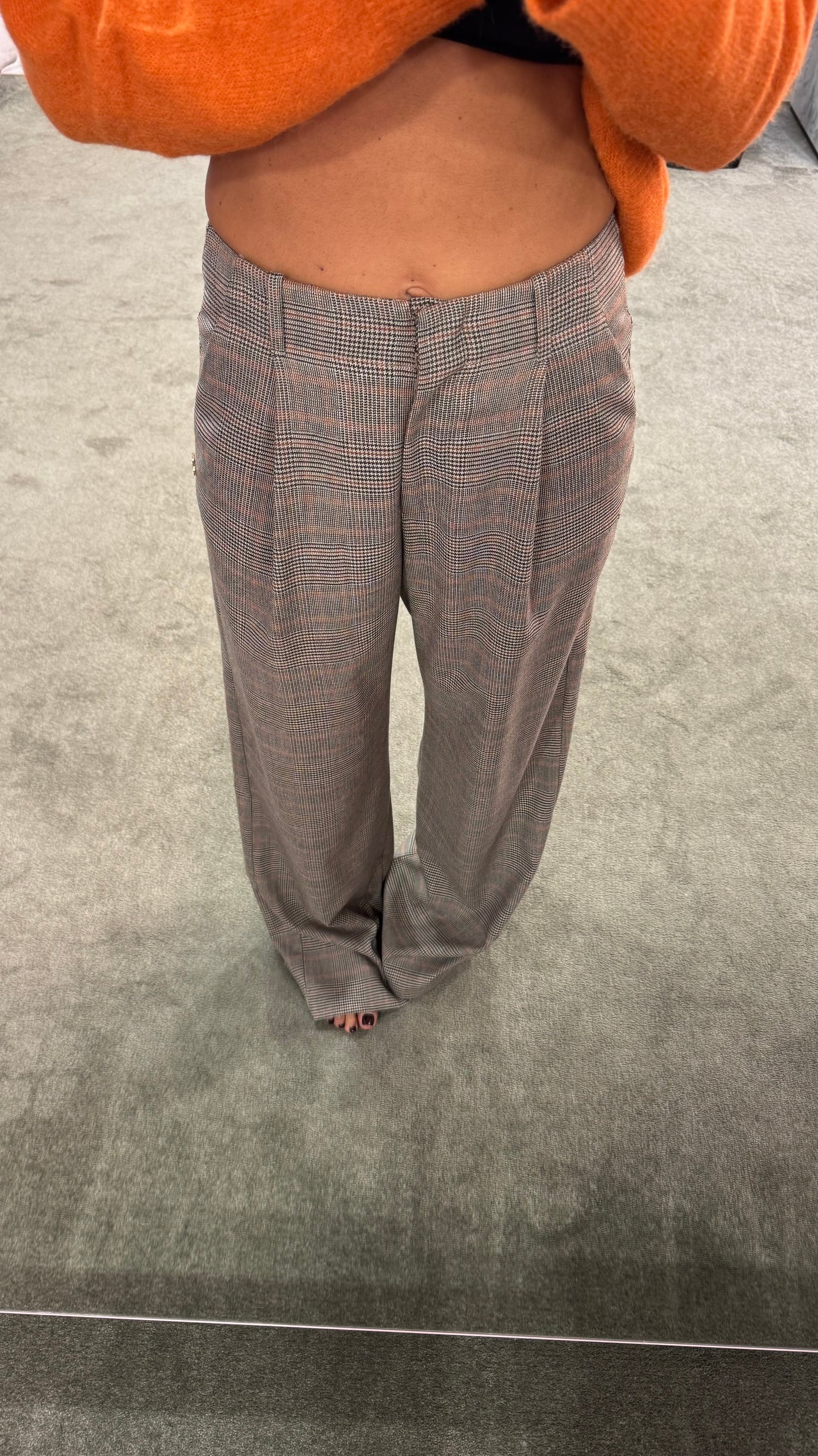 Pantaloni principe di galles con pences Hinnominate