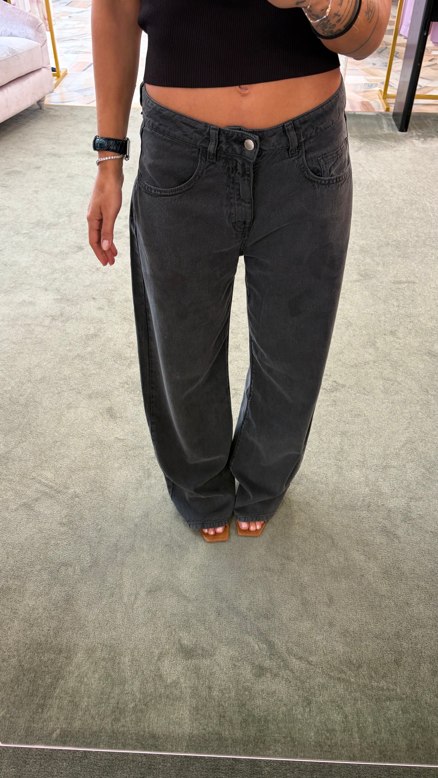 Jeans bea grigio asfalto Icon