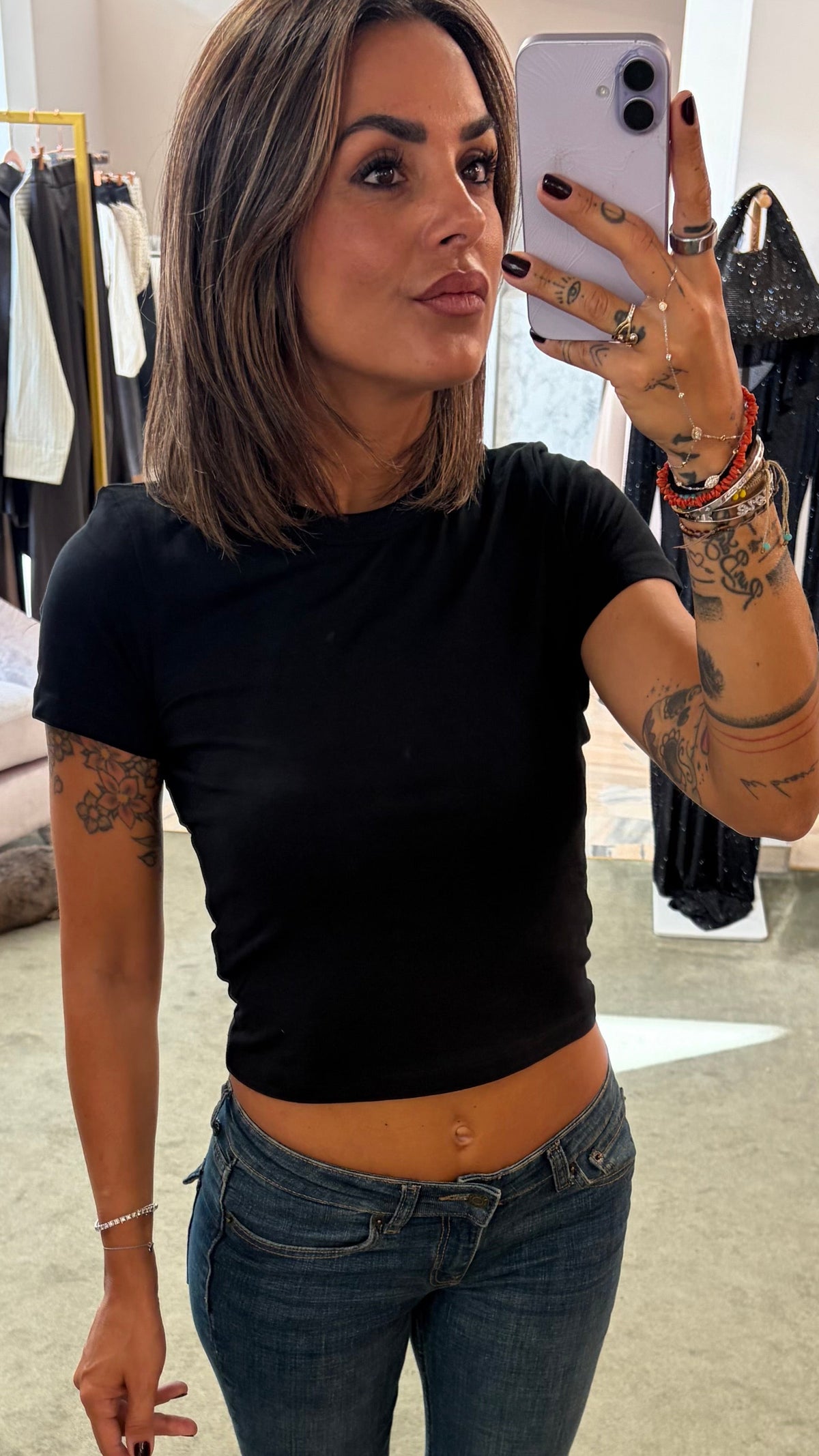 T-shirt gigi manica corta slim