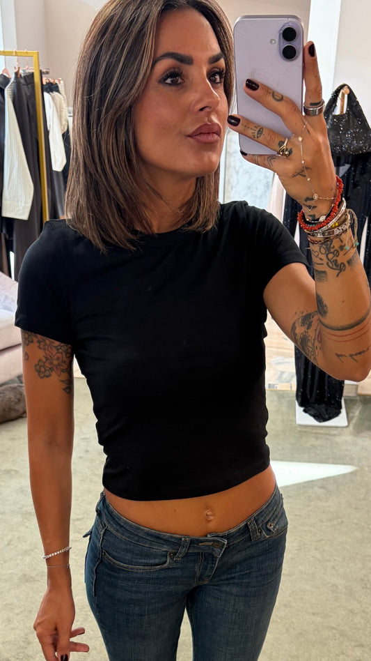 T-shirt gigi manica corta slim
