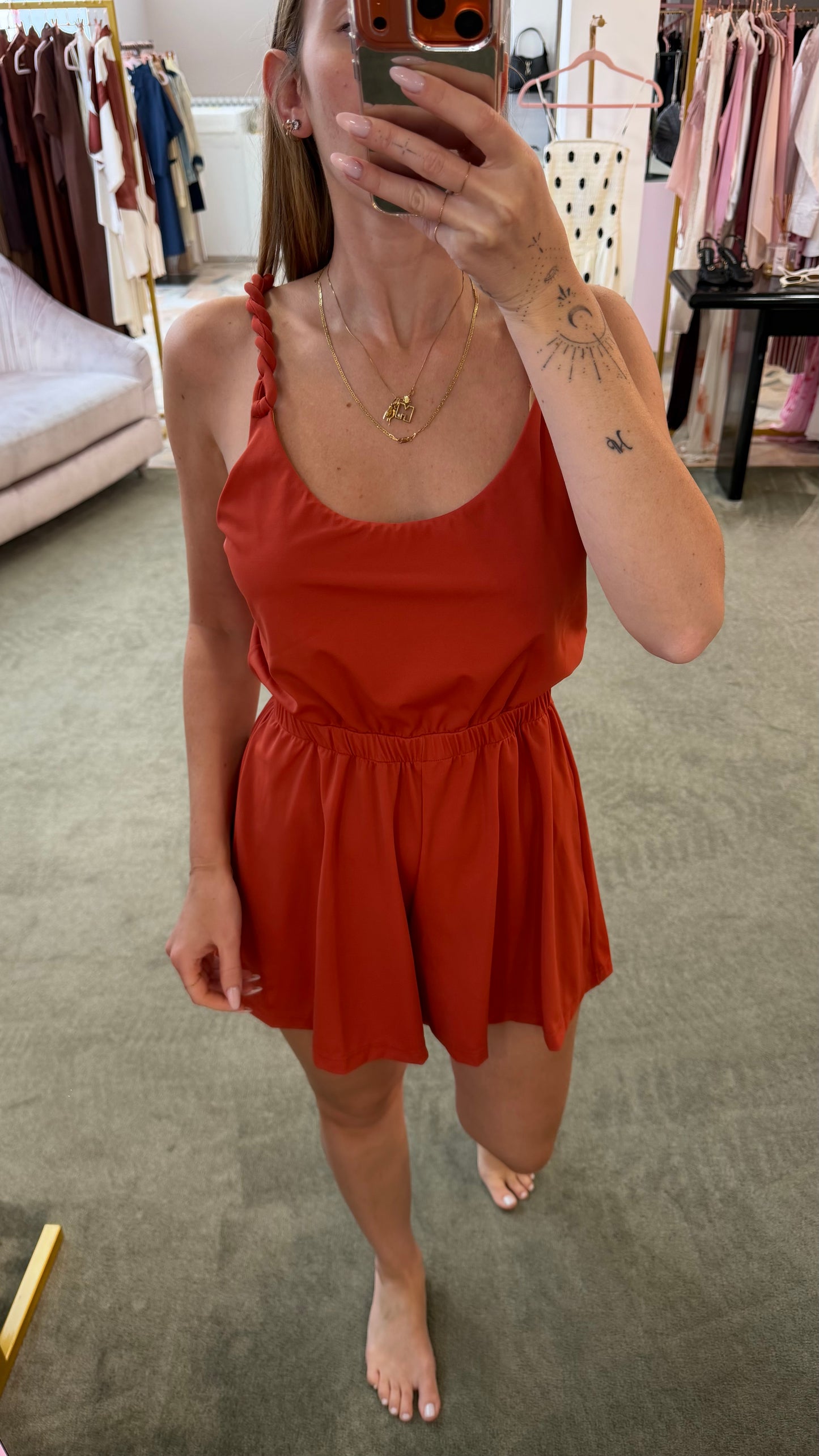 Jumpsuit ruggine torchon Cotazur