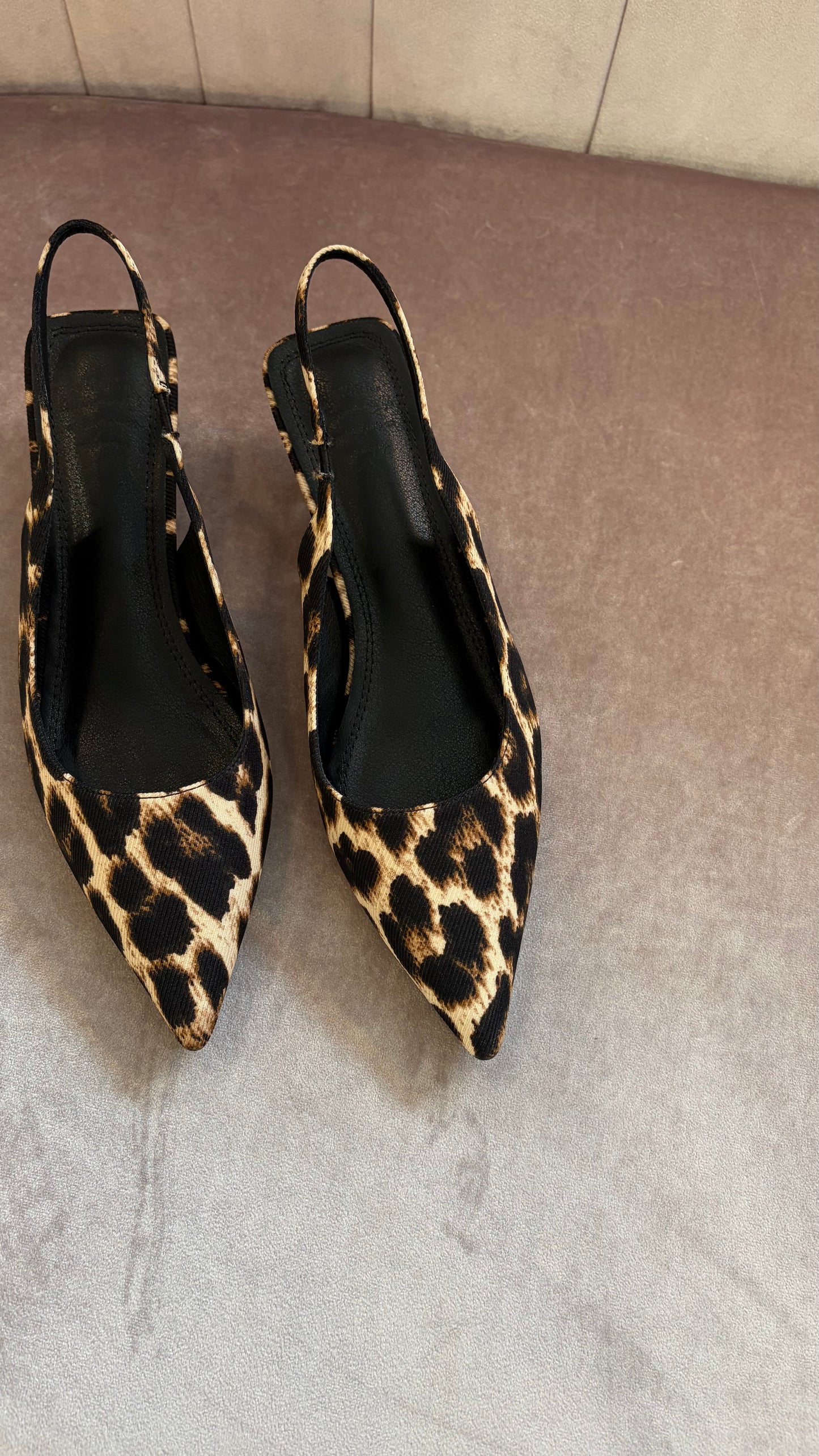 Slingback leopardata tw