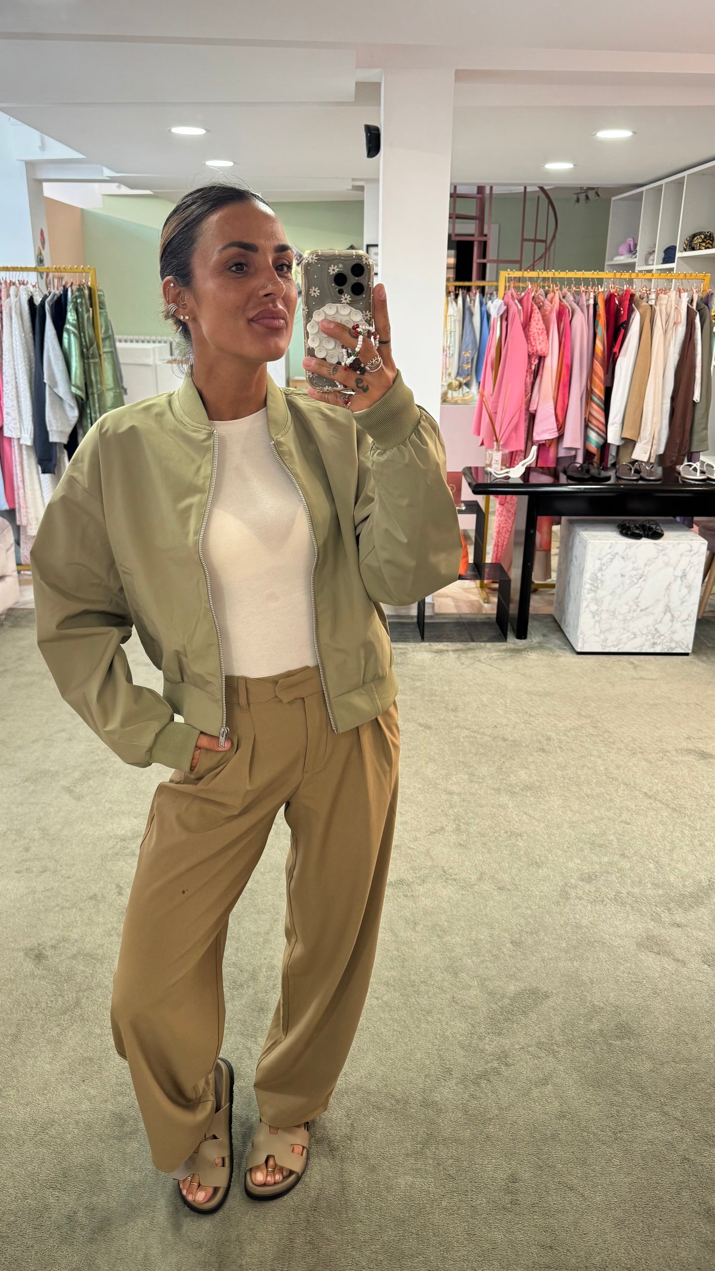 Bomber verde militare jx