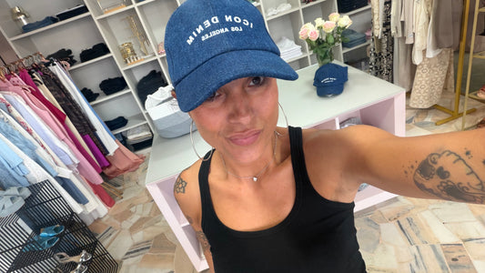 Cappello baseball in denim Icon Denim