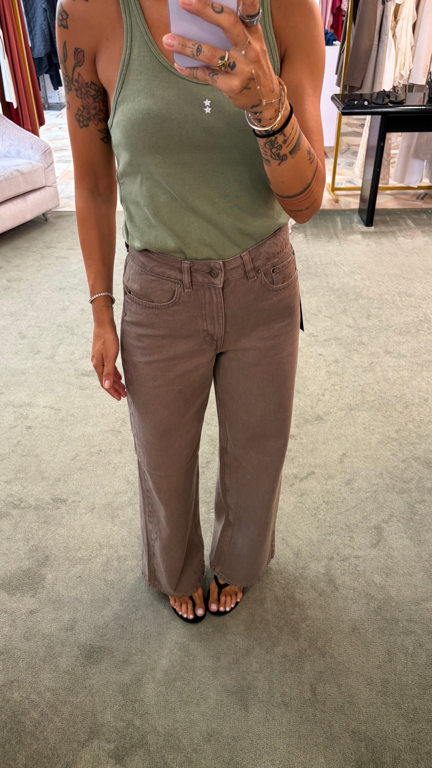 Jeans tokyo taupe jx