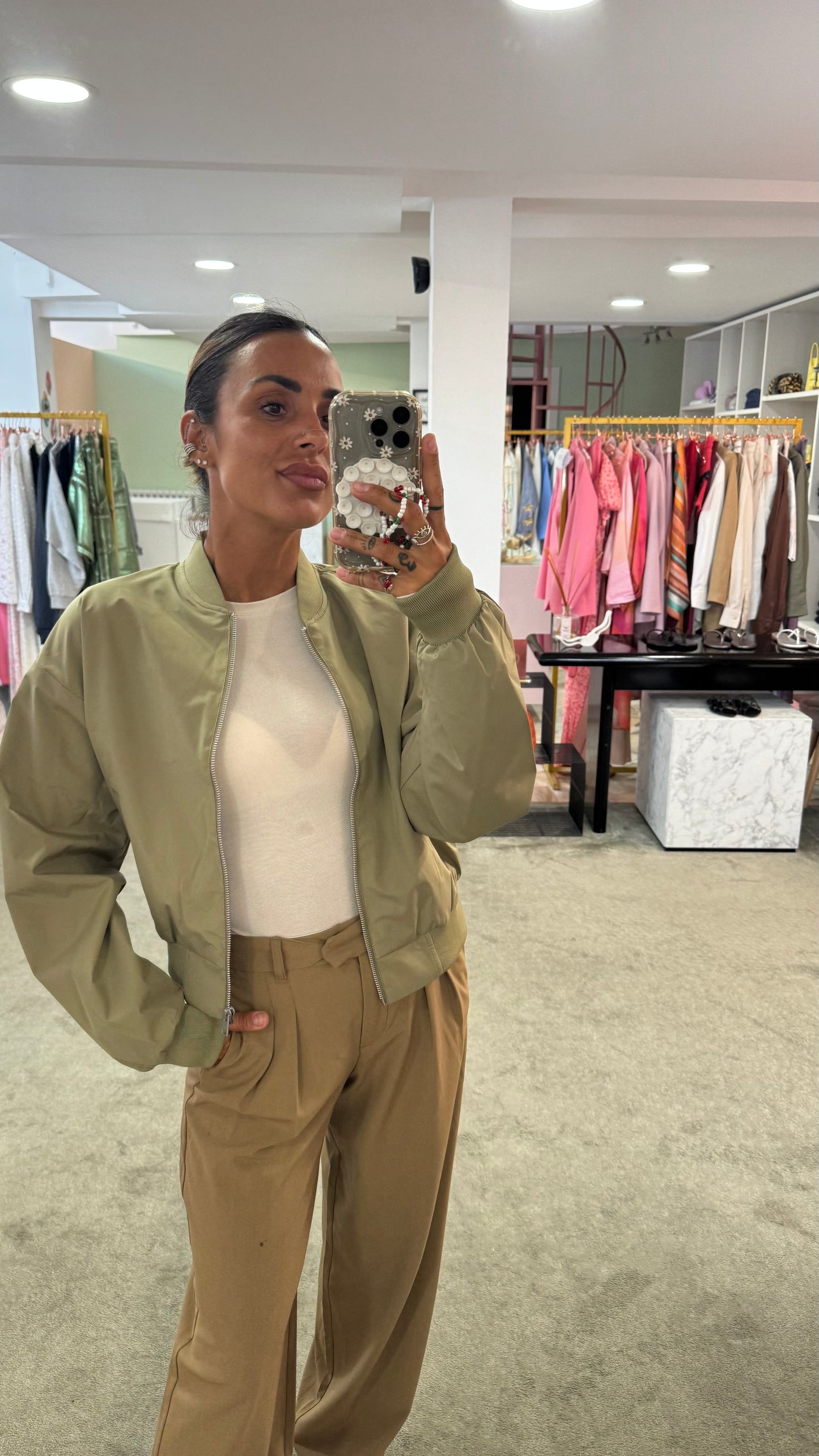 Bomber verde militare jx