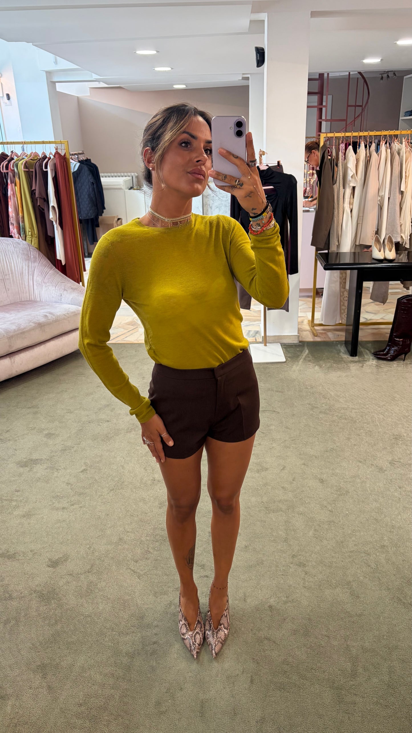 Shorts marroni Actualee
