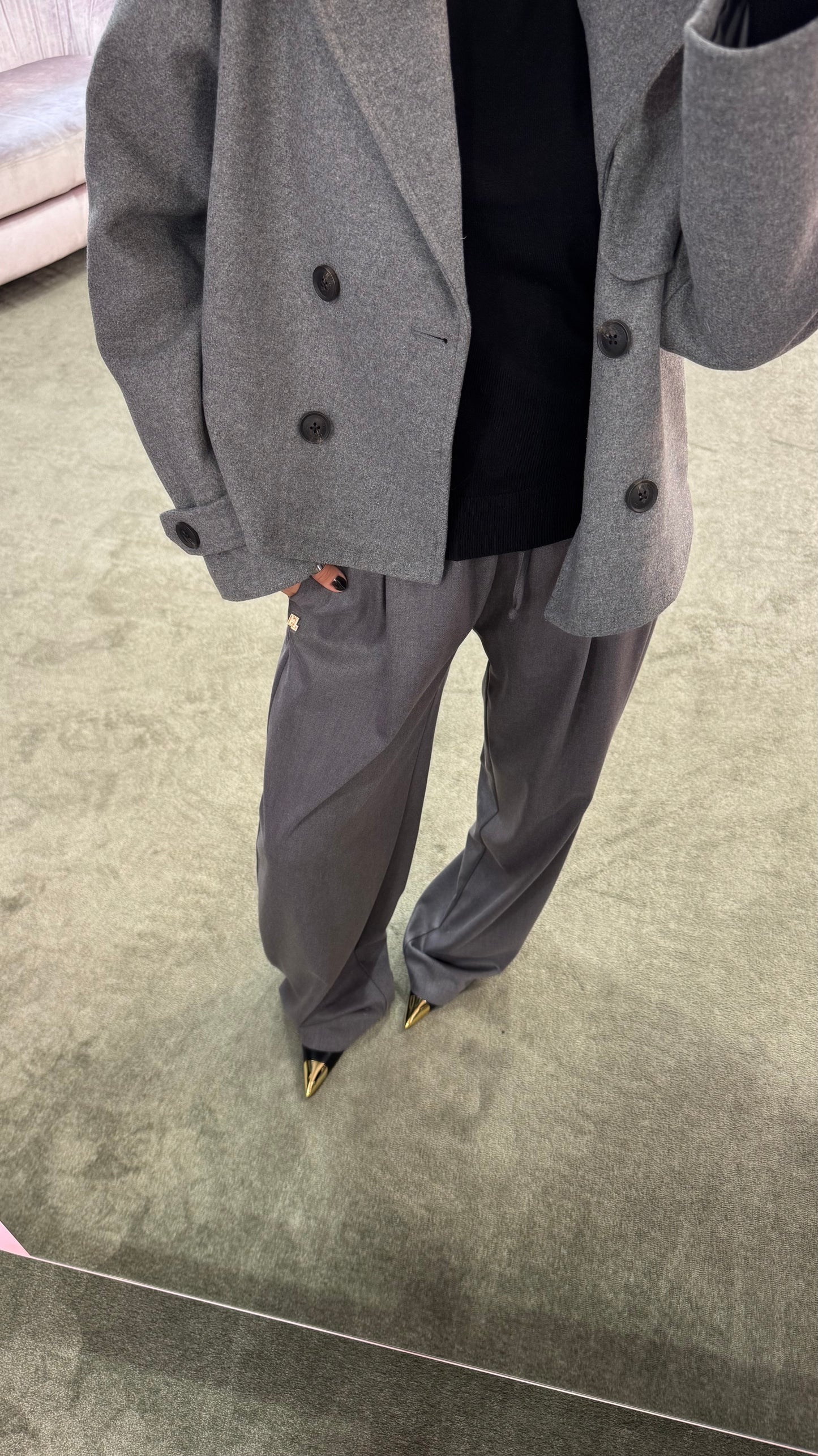 Pantaloni grigi Hinnominate con coulisse