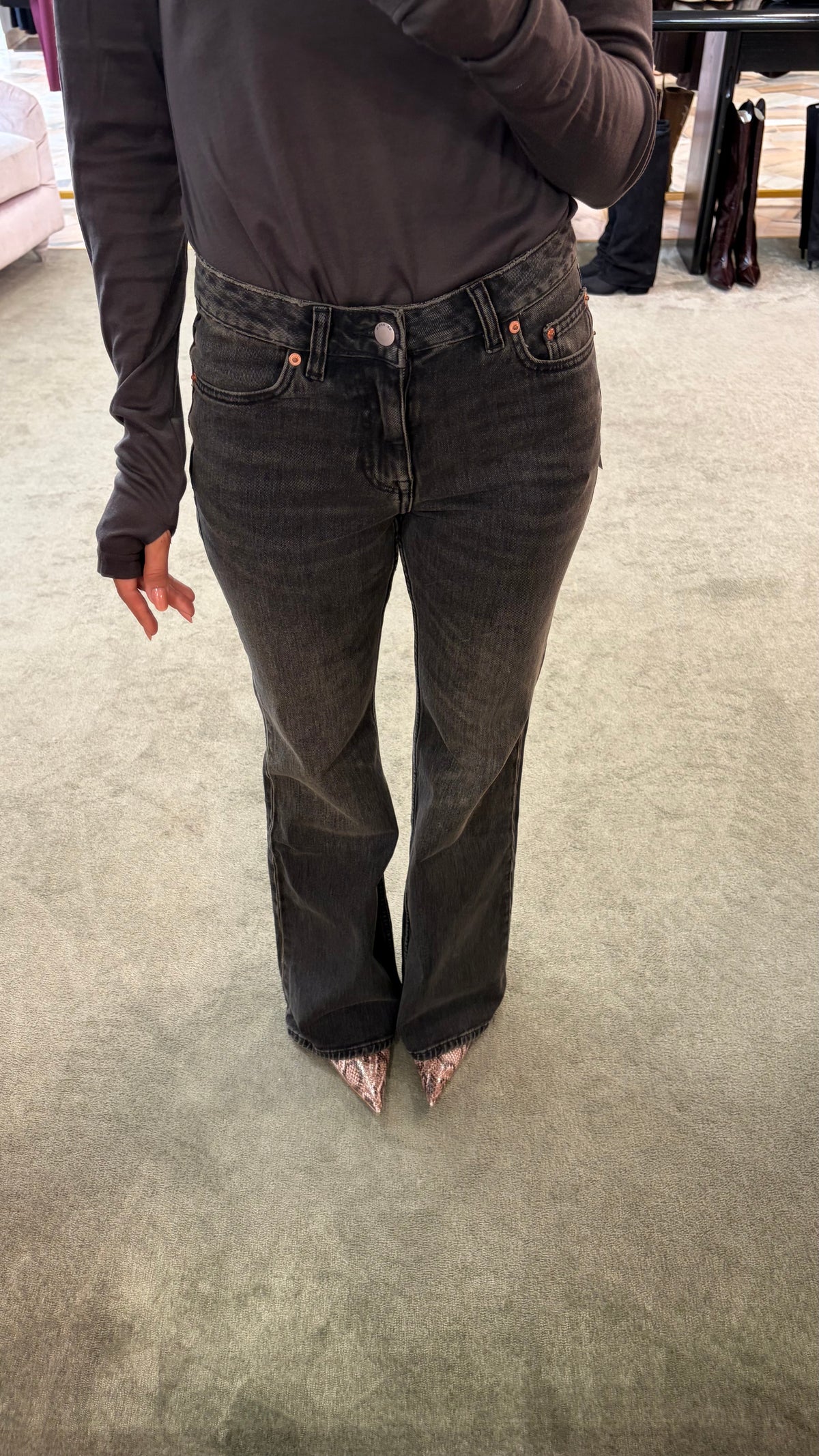 Jeans elba Dr.Denim bootcut grigio