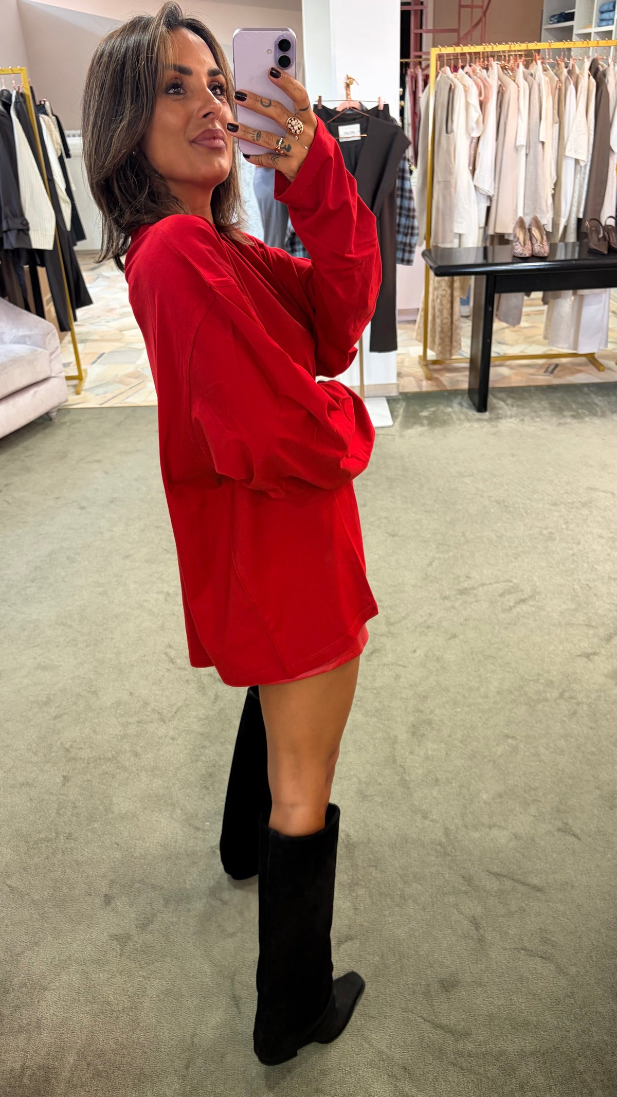 Shorts ecopelle rossi ks