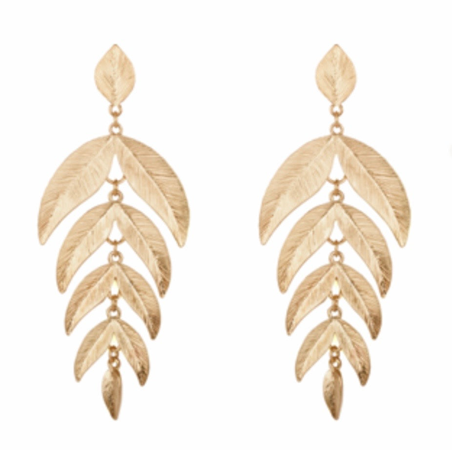 Orecchini palma gold
