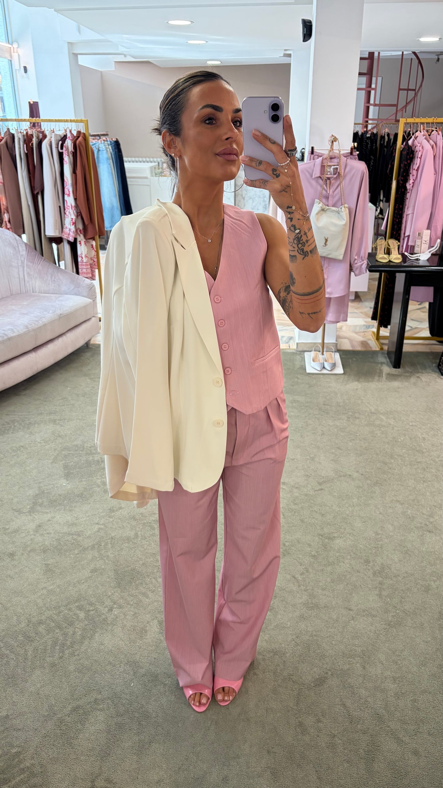 Blazer panna destrutturato leggero ay